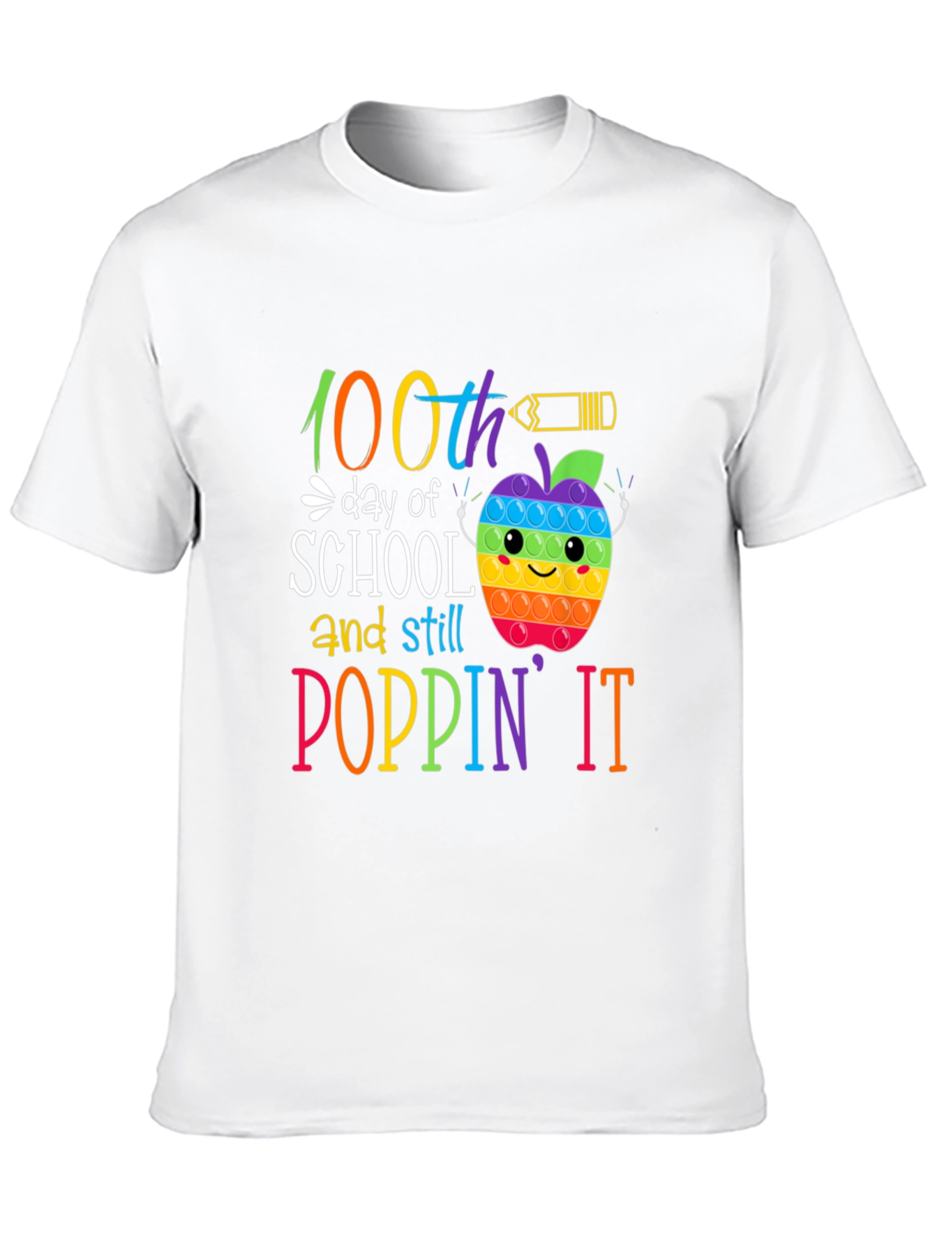 100th Day of School Poppin It T-Shirt