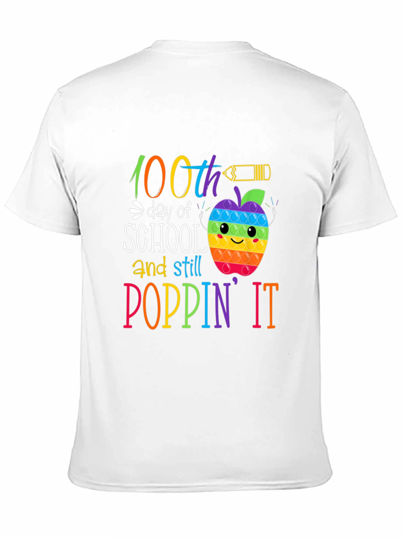 100th Day of School Poppin It T-Shirt