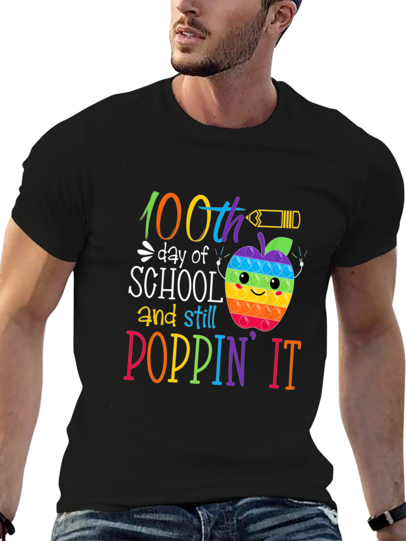 100th Day of School Poppin It T-Shirt