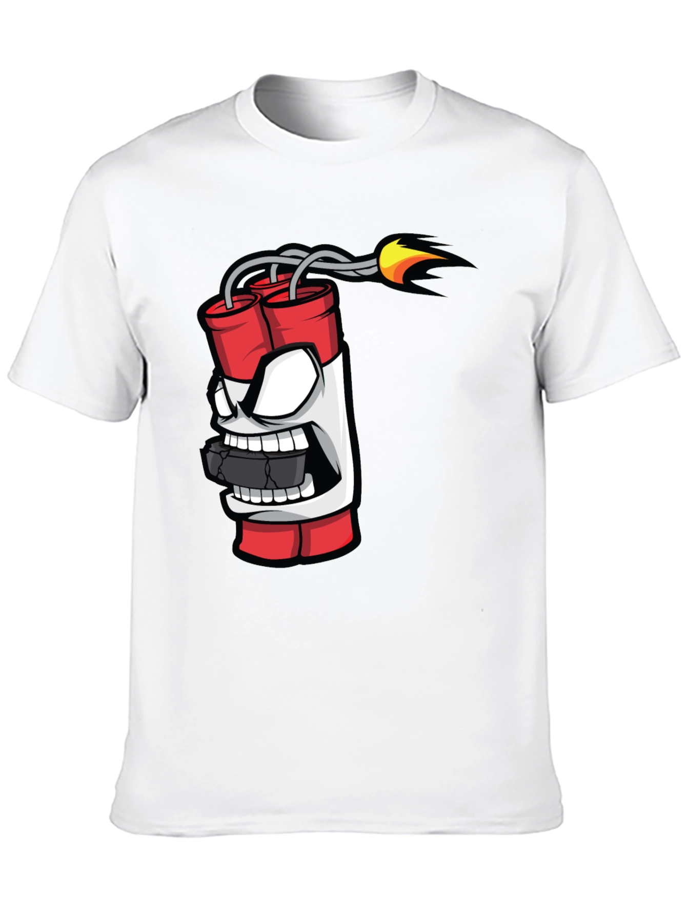 Dynamite Cartoon Graphic Tee - Explosive Style!