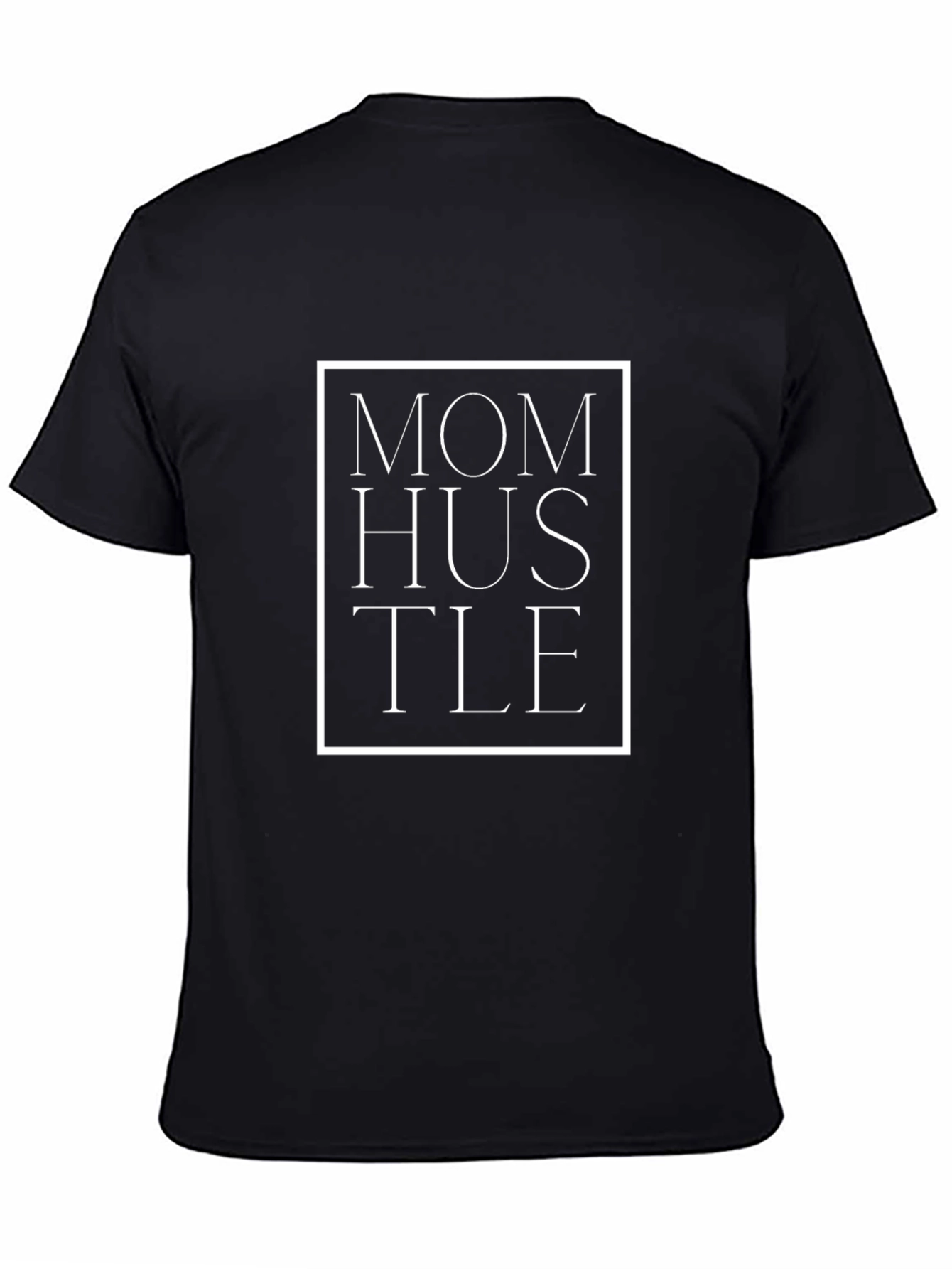 Mom Hustle Graphic Tee - Black Casual T-Shirt