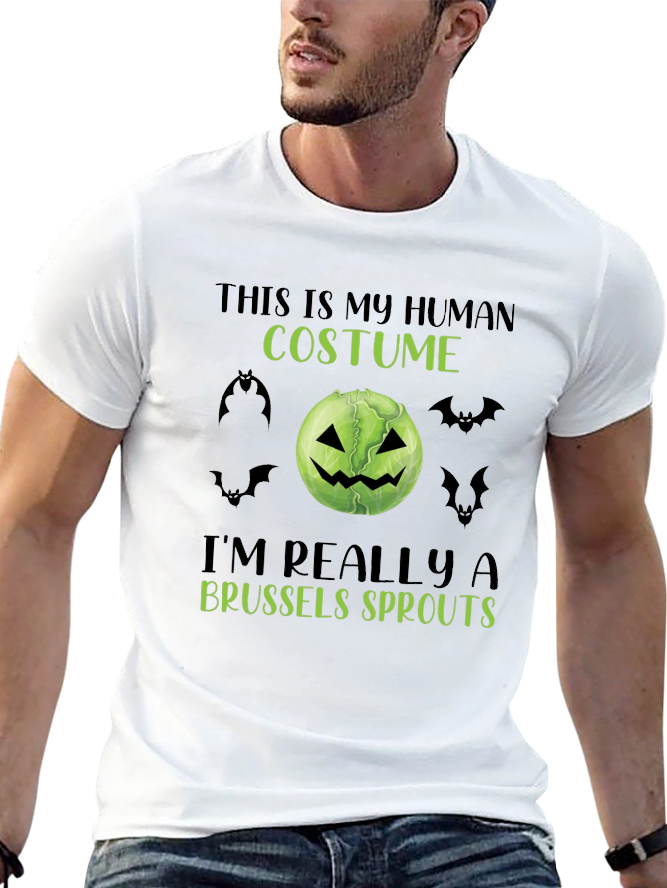 Brussels Sprouts Halloween Costume T-Shirt