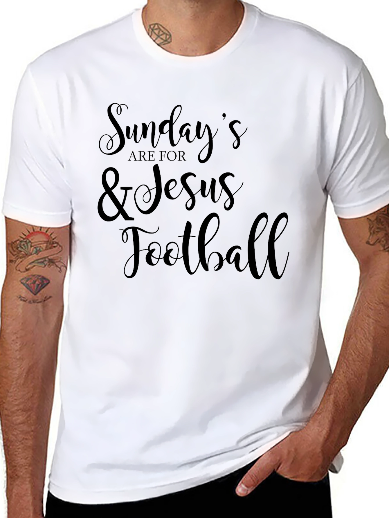 Sundays Are For Jesus and Football T-Shirt