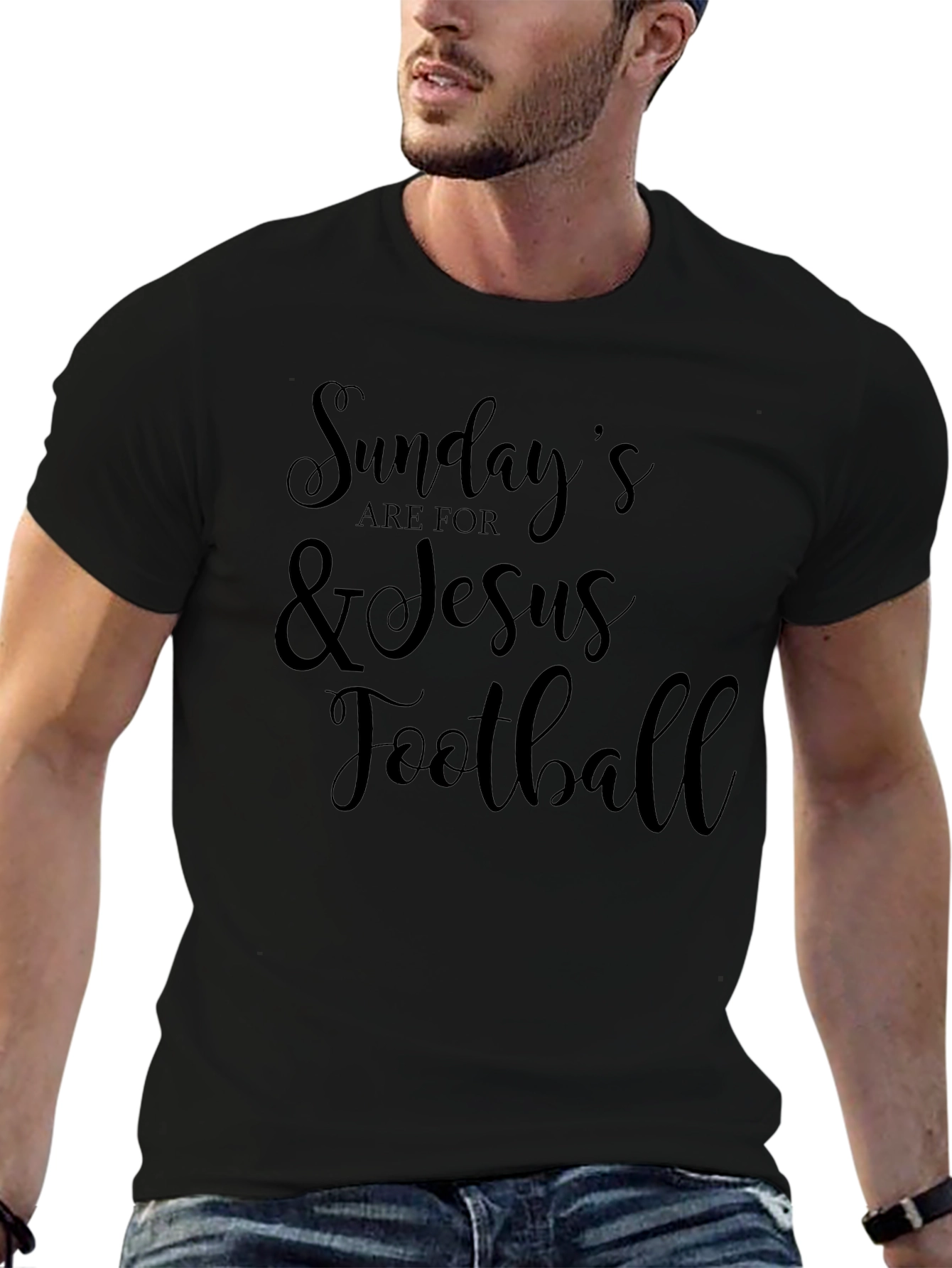 Sundays Are For Jesus and Football T-Shirt