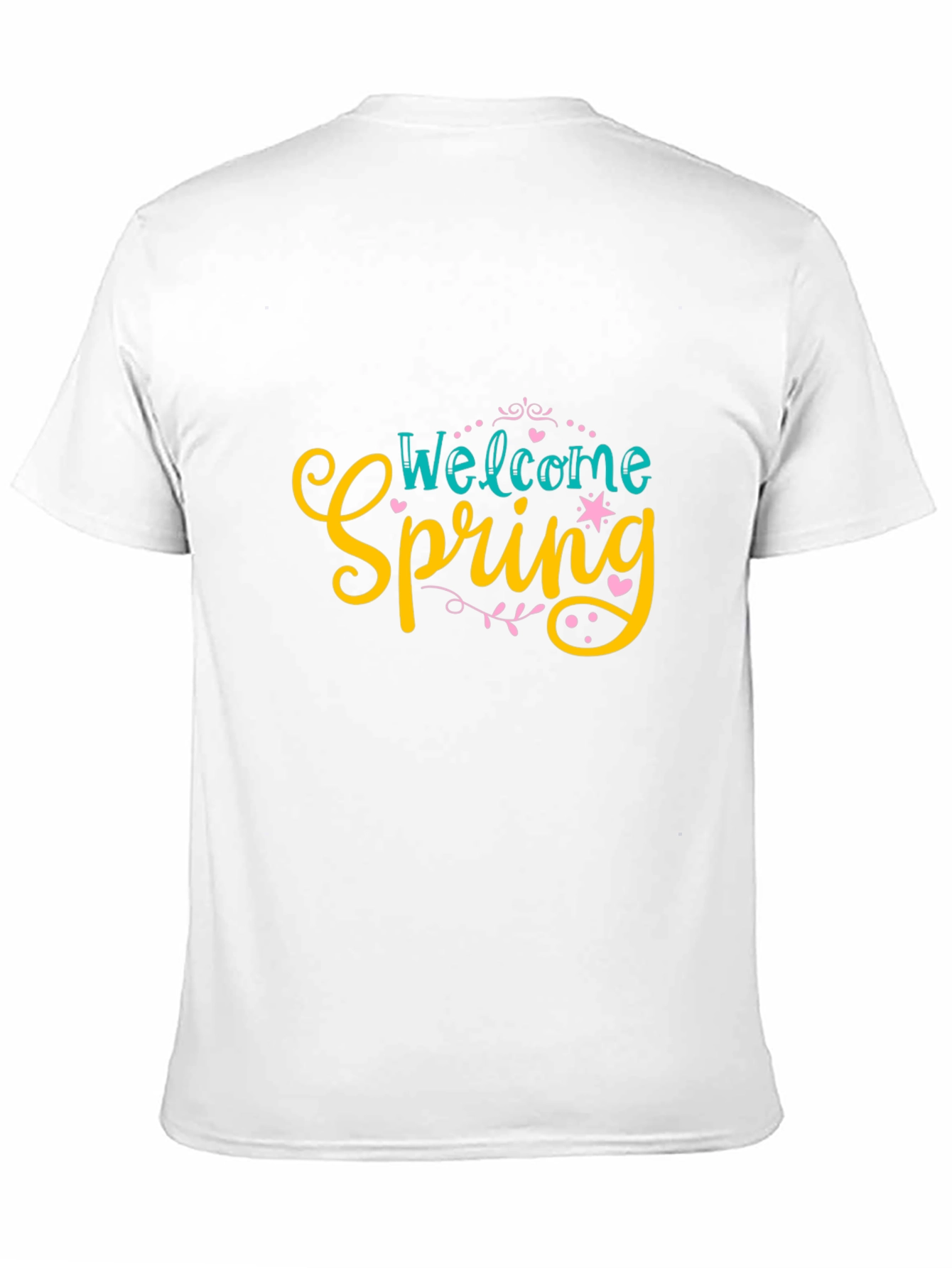 Welcome Spring Graphic Tee - Black T-Shirt