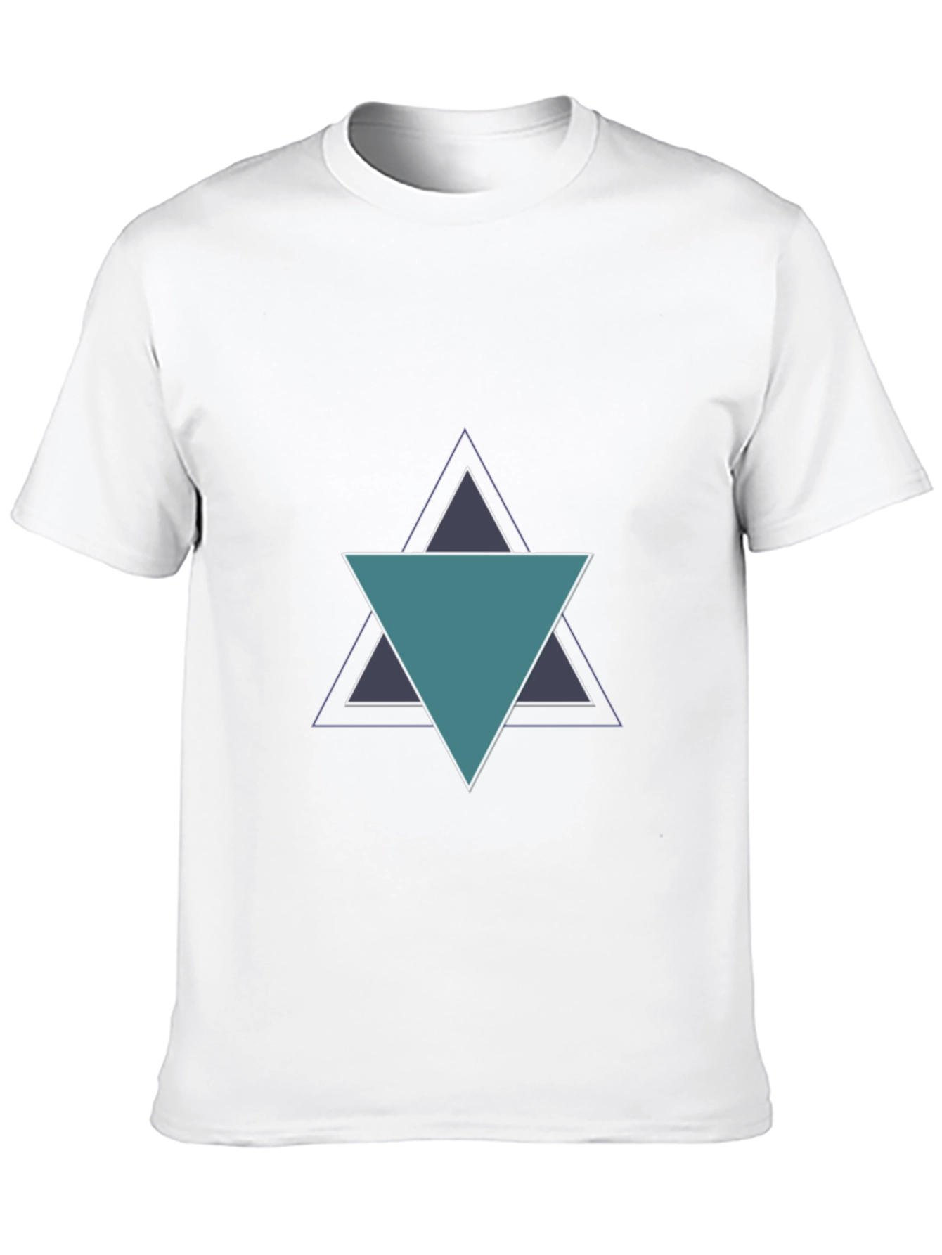 Geometric Triangle Tee - Modern Casual Style