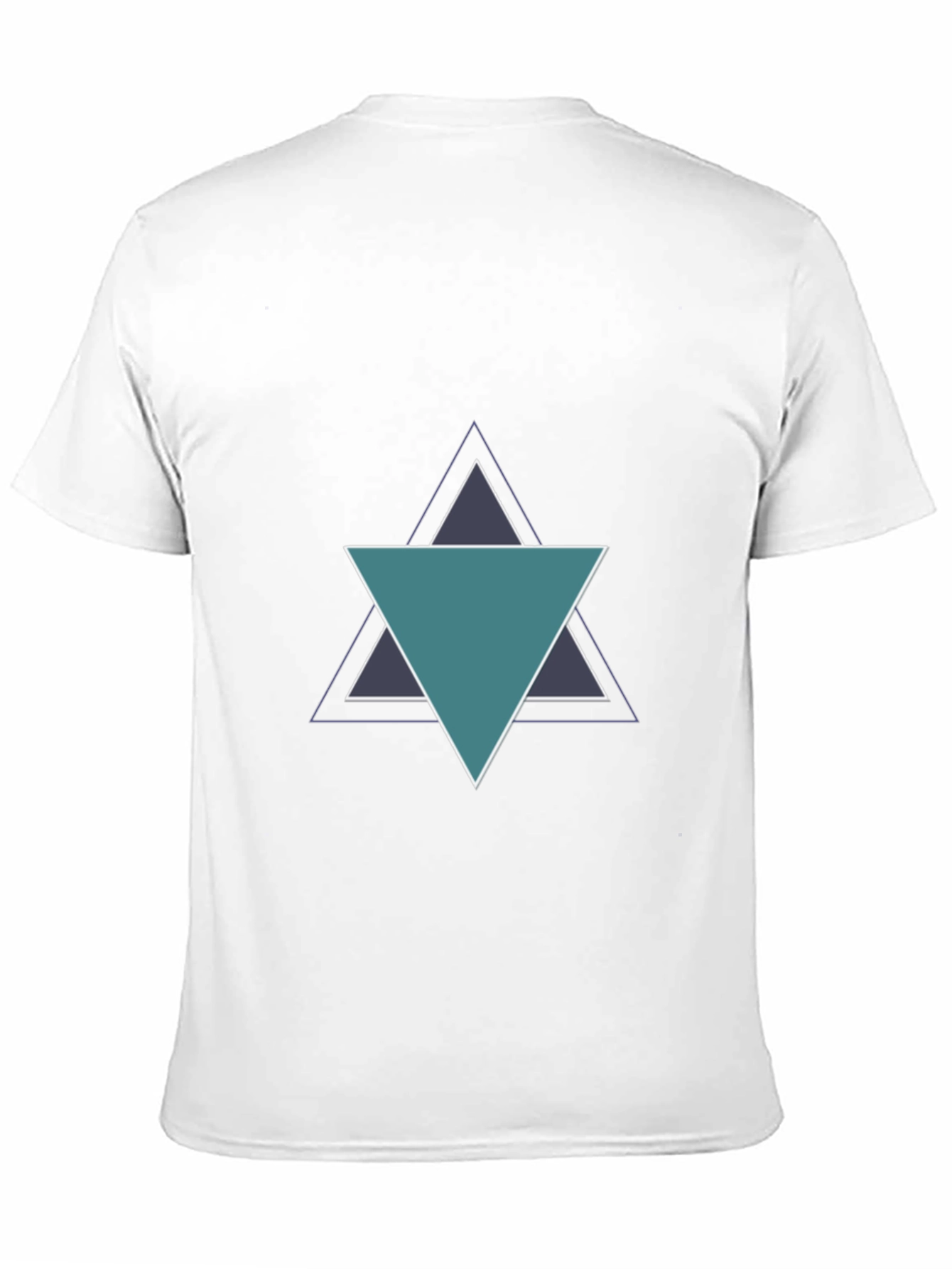 Geometric Triangle Tee - Modern Casual Style