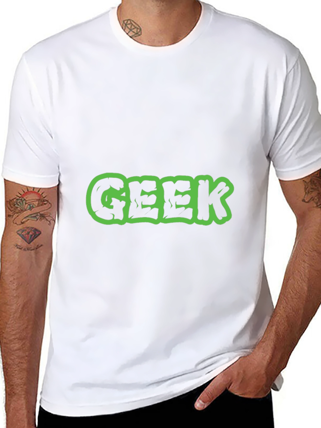 Geek Graphic Tee - Black Short Sleeve T-Shirt