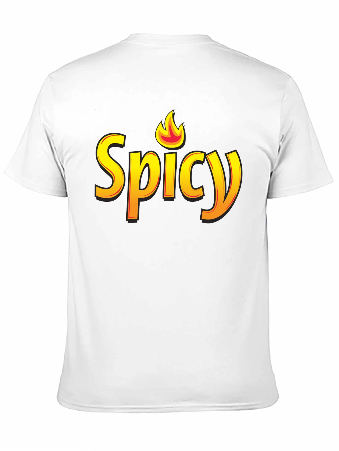 Spicy Flame Graphic Black T-Shirt