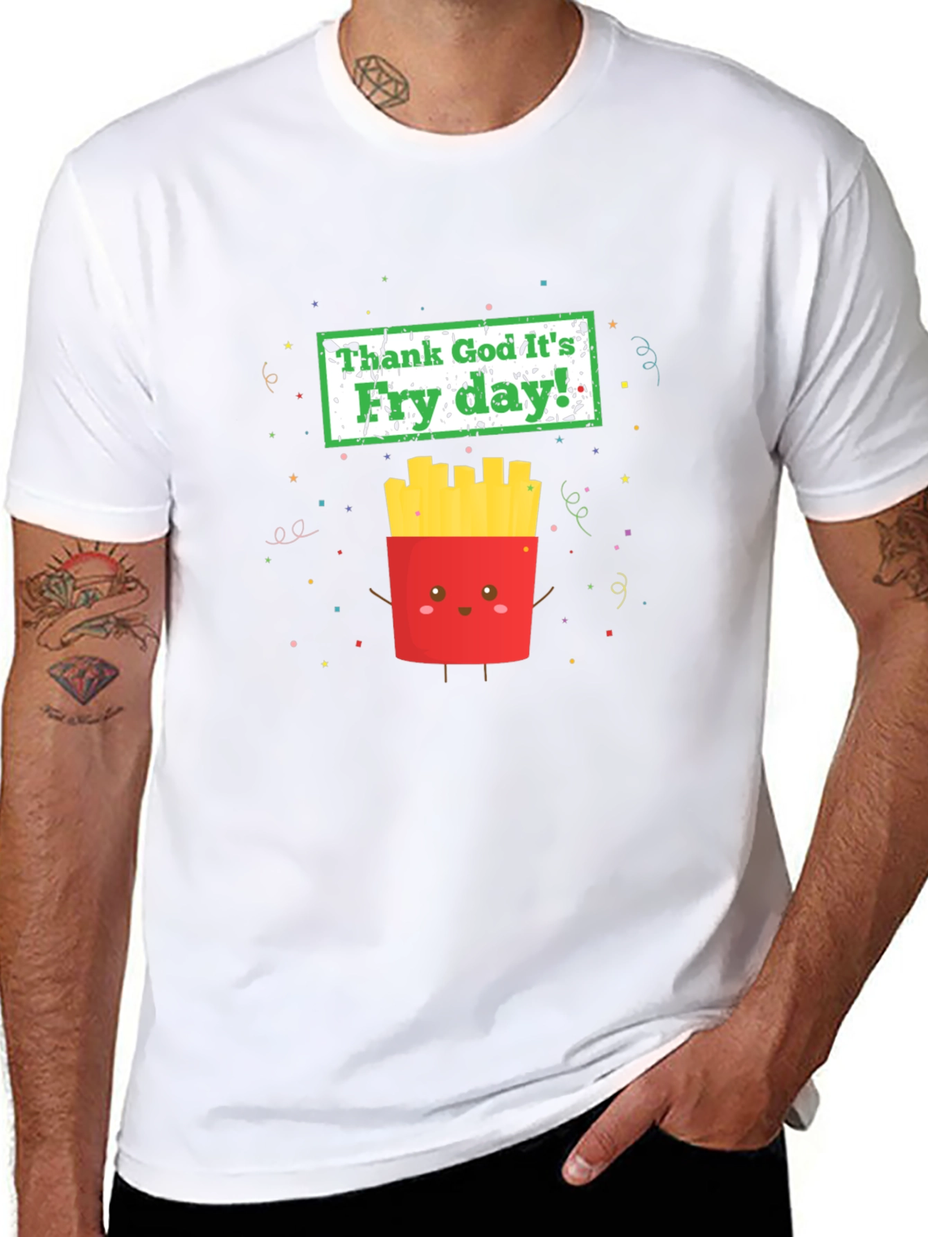 Thank God Its Fry Day T-Shirt Casual Wear