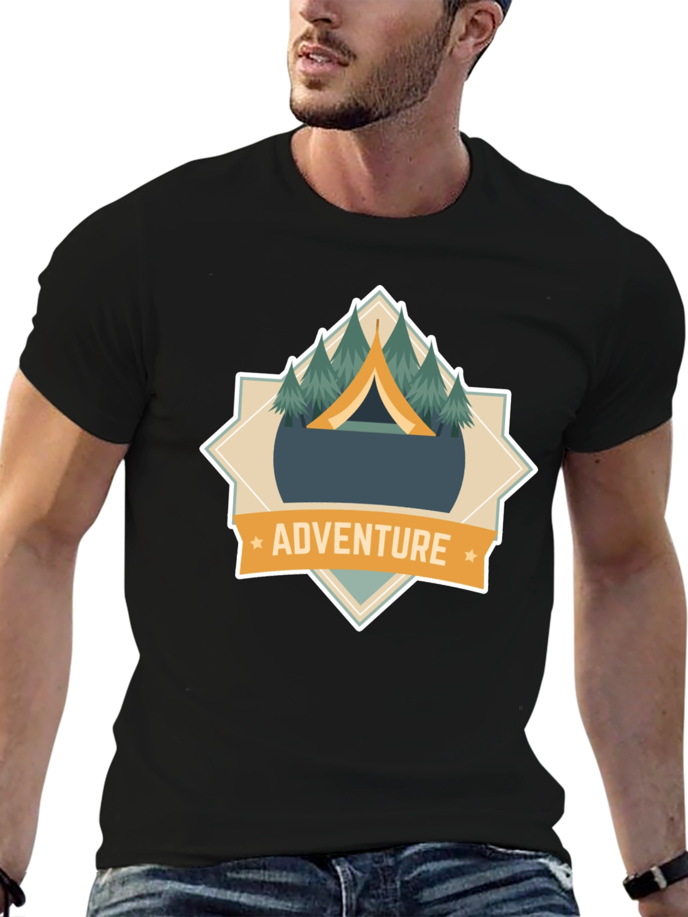 Adventure Awaits: Mens Graphic Tee