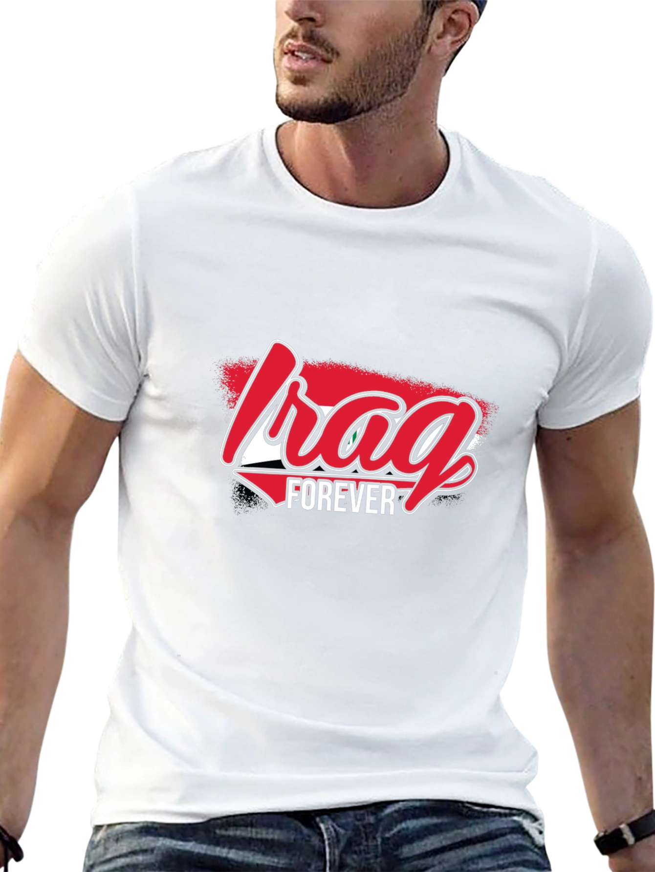 Iraq Forever Graphic T-Shirt - Black