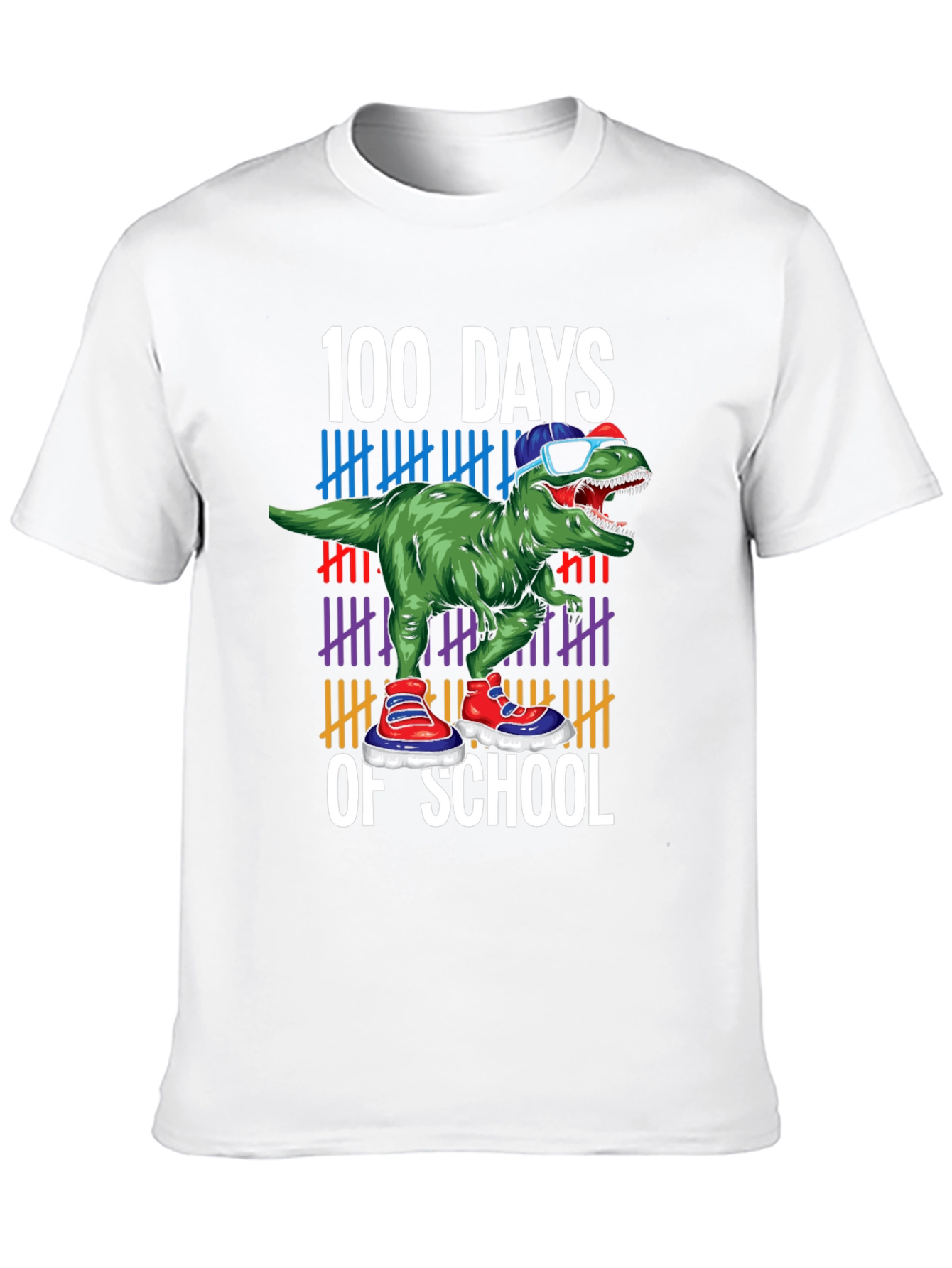 100 Days of School Dinosaur T-Shirt