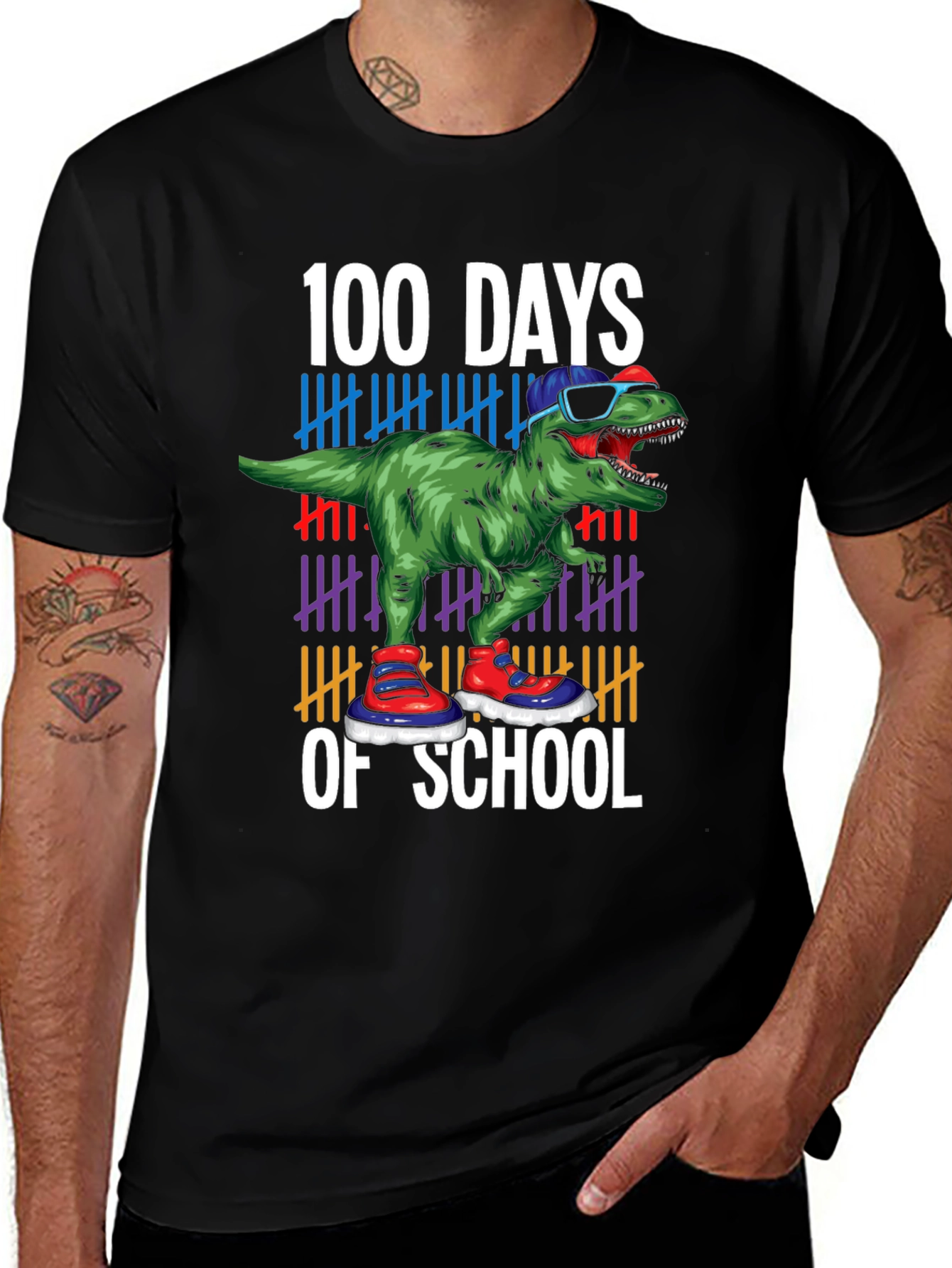 100 Days of School Dinosaur T-Shirt