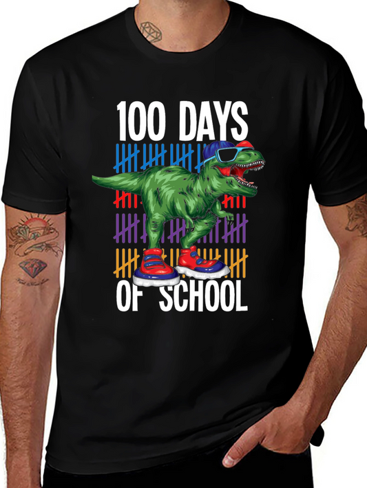 100 Days of School Dinosaur T-Shirt