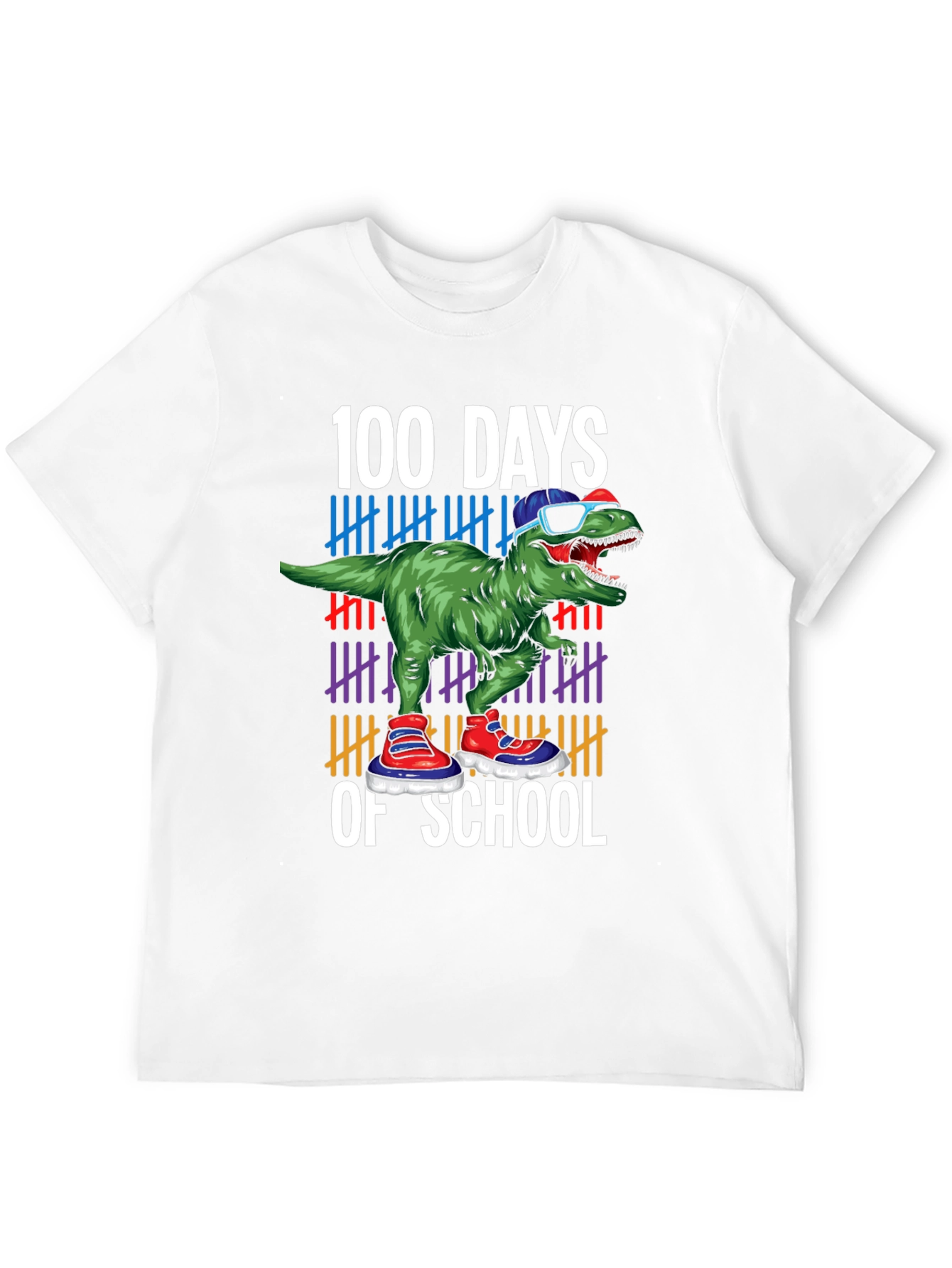 100 Days of School Dinosaur T-Shirt