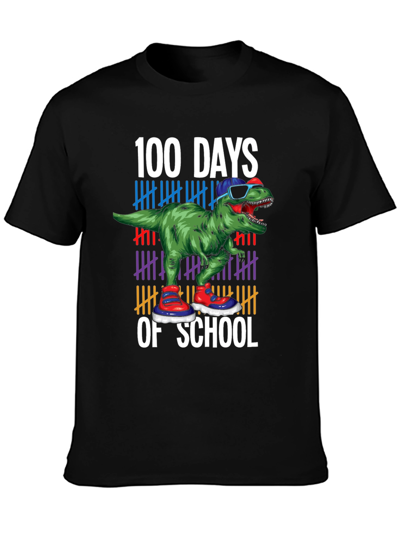 100 Days of School Dinosaur T-Shirt