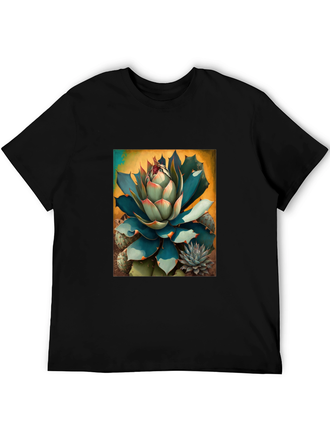 Agave Blossom Graphic Tee - Desert Bloom Art