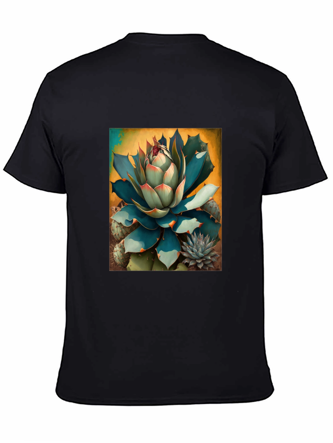 Agave Blossom Graphic Tee - Desert Bloom Art