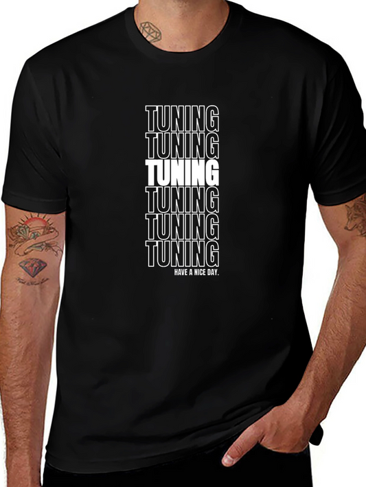 Tuning Black T-Shirt - Have A Nice Day Tee