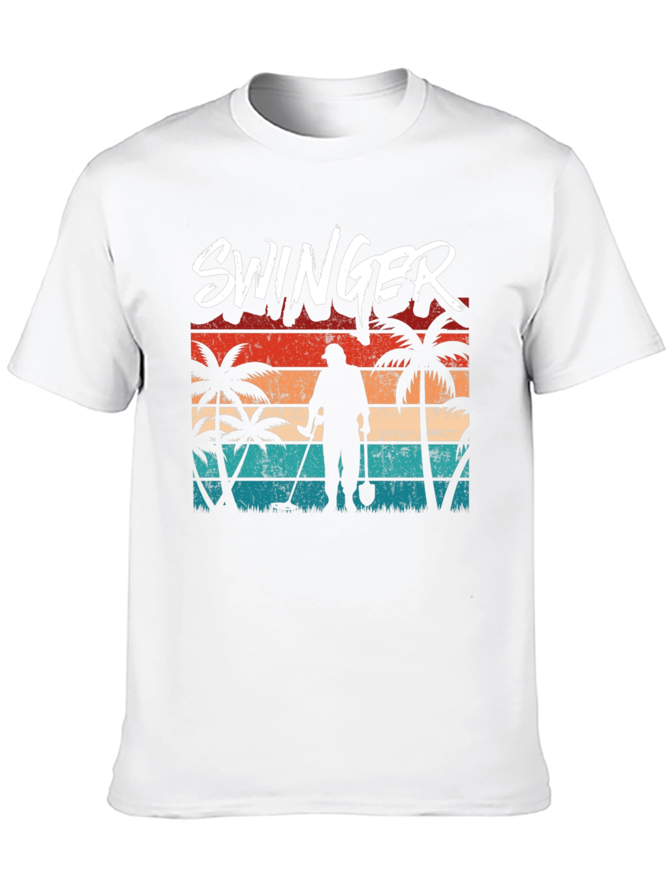 Swinger Retro T-Shirt - Metal Detecting Humor Tee