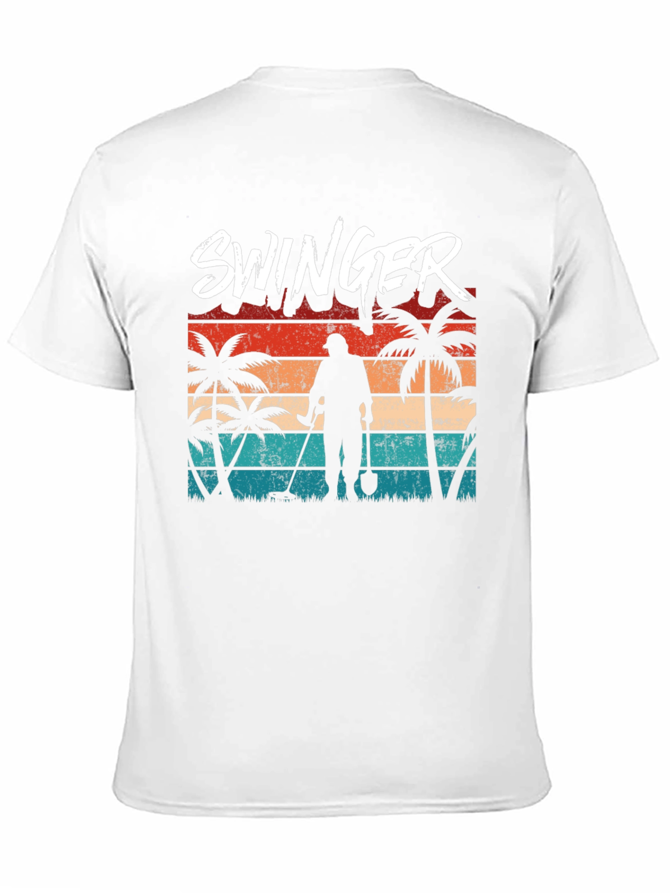 Swinger Retro T-Shirt - Metal Detecting Humor Tee