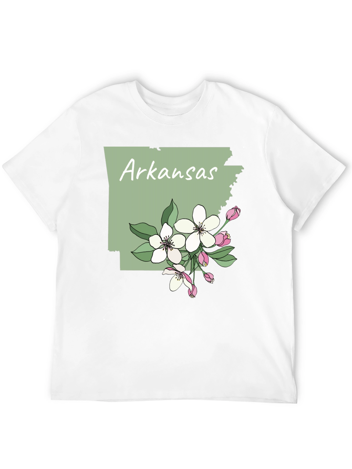 Arkansas State Flower Blossom T-Shirt