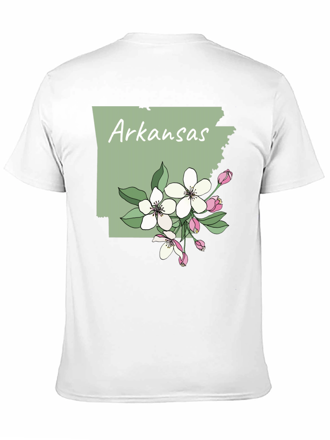 Arkansas State Flower Blossom T-Shirt