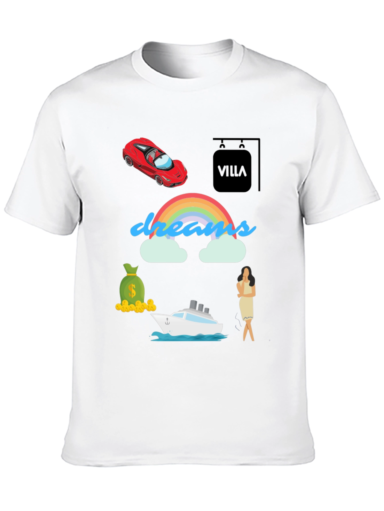 Dreams Graphic T-Shirt - Luxury Life Goals
