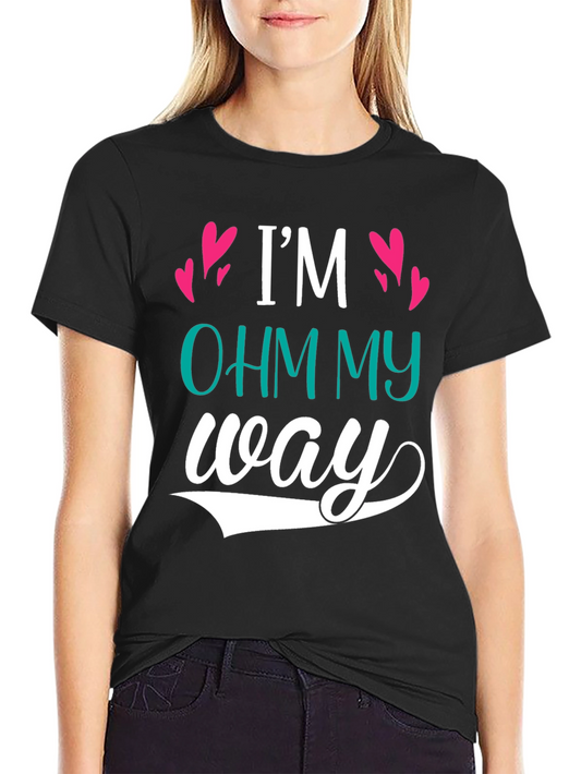 Im Ohm My Way Graphic Tee - Black
