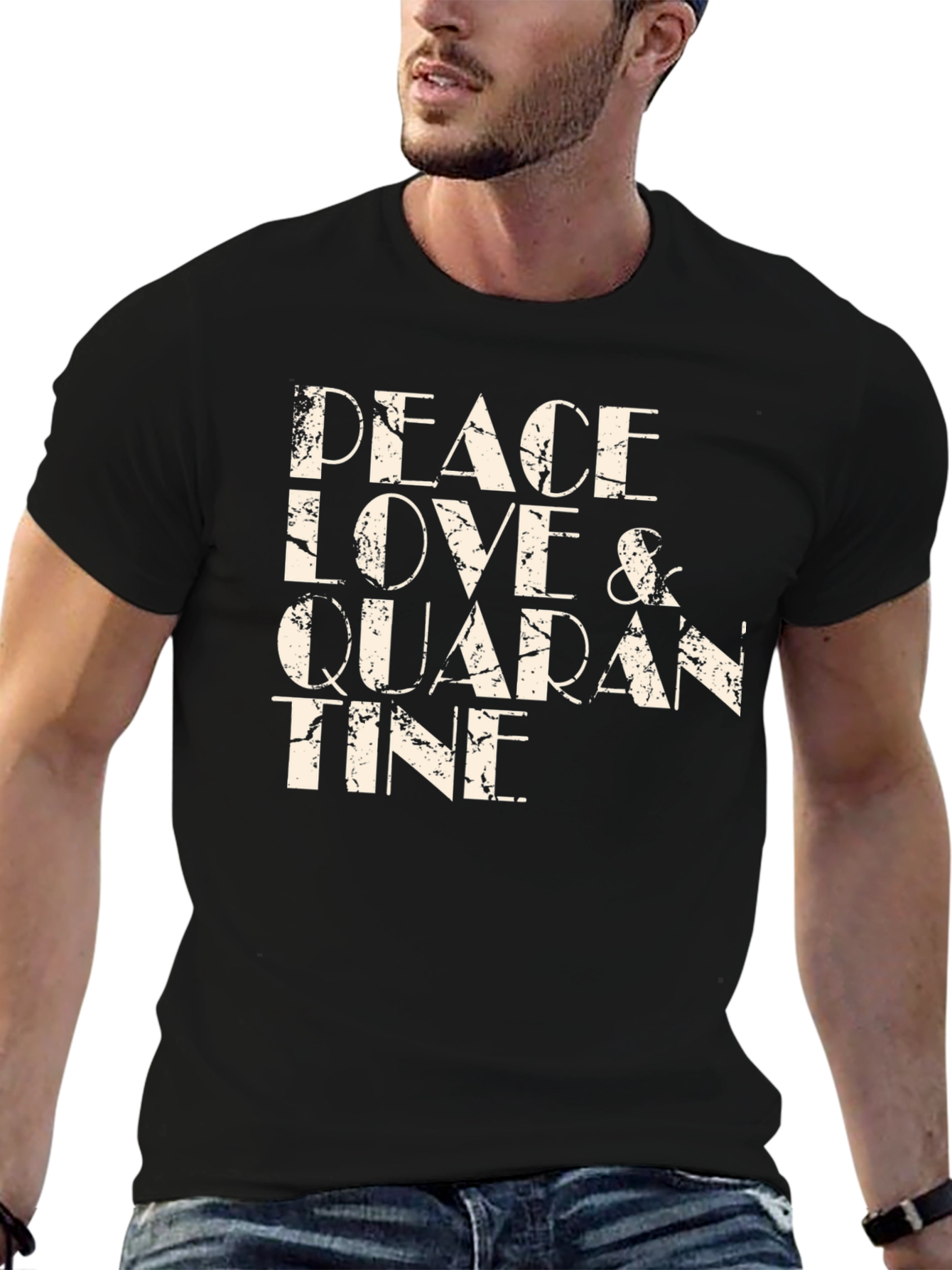Peace Love Quarantine Graphic Tee