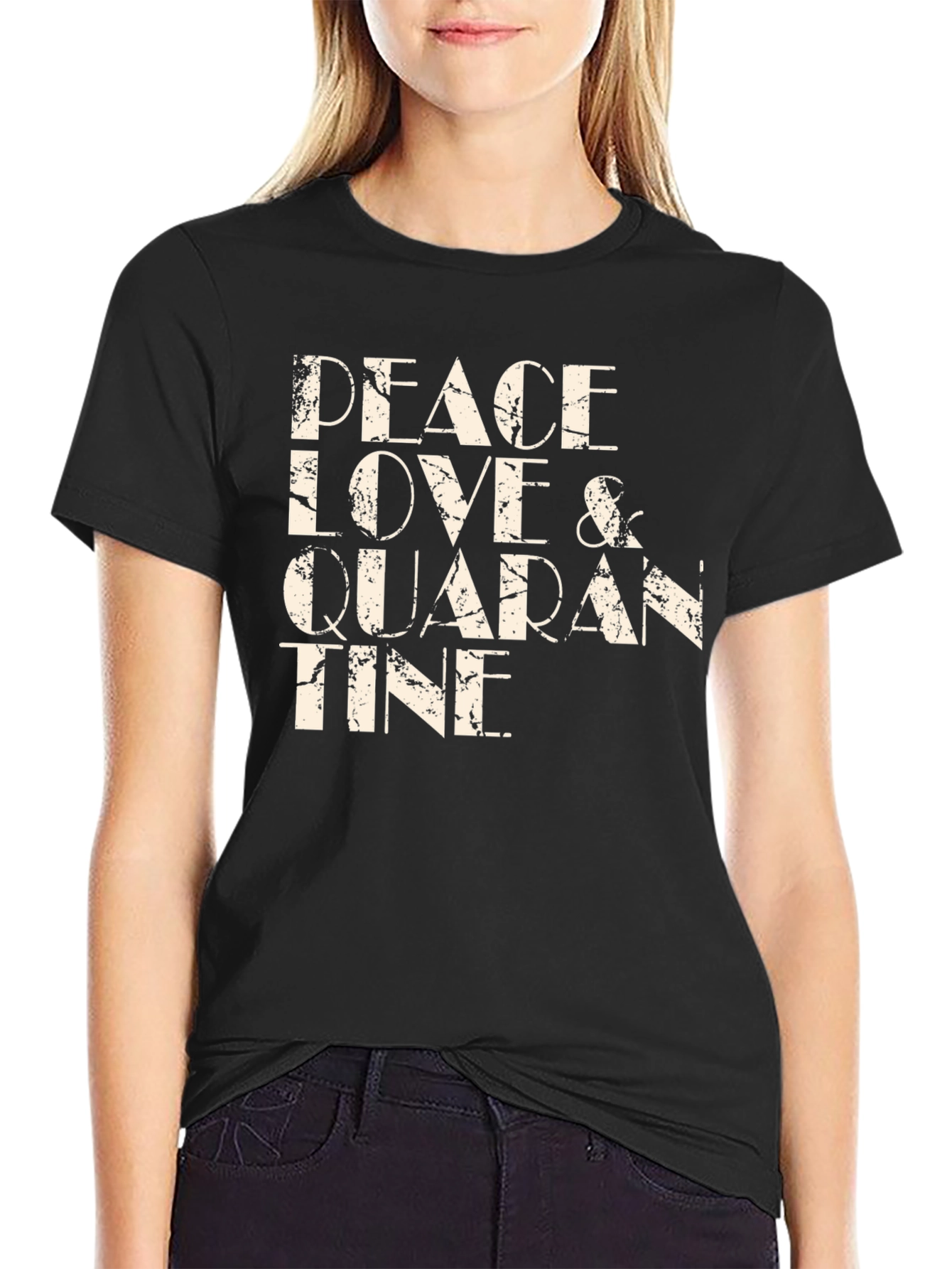 Peace Love Quarantine Graphic Tee