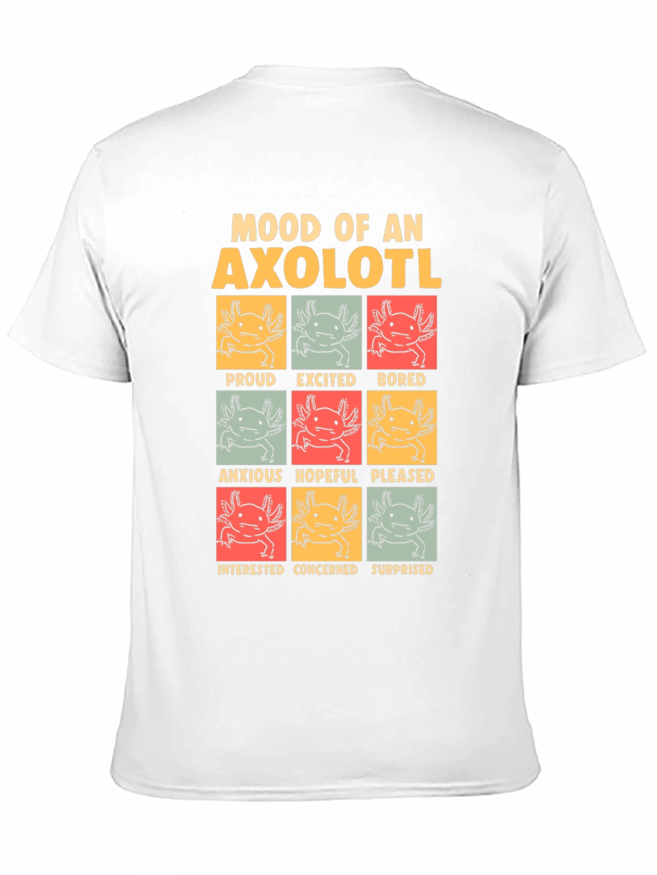 Mood of an Axolotl Black T-Shirt