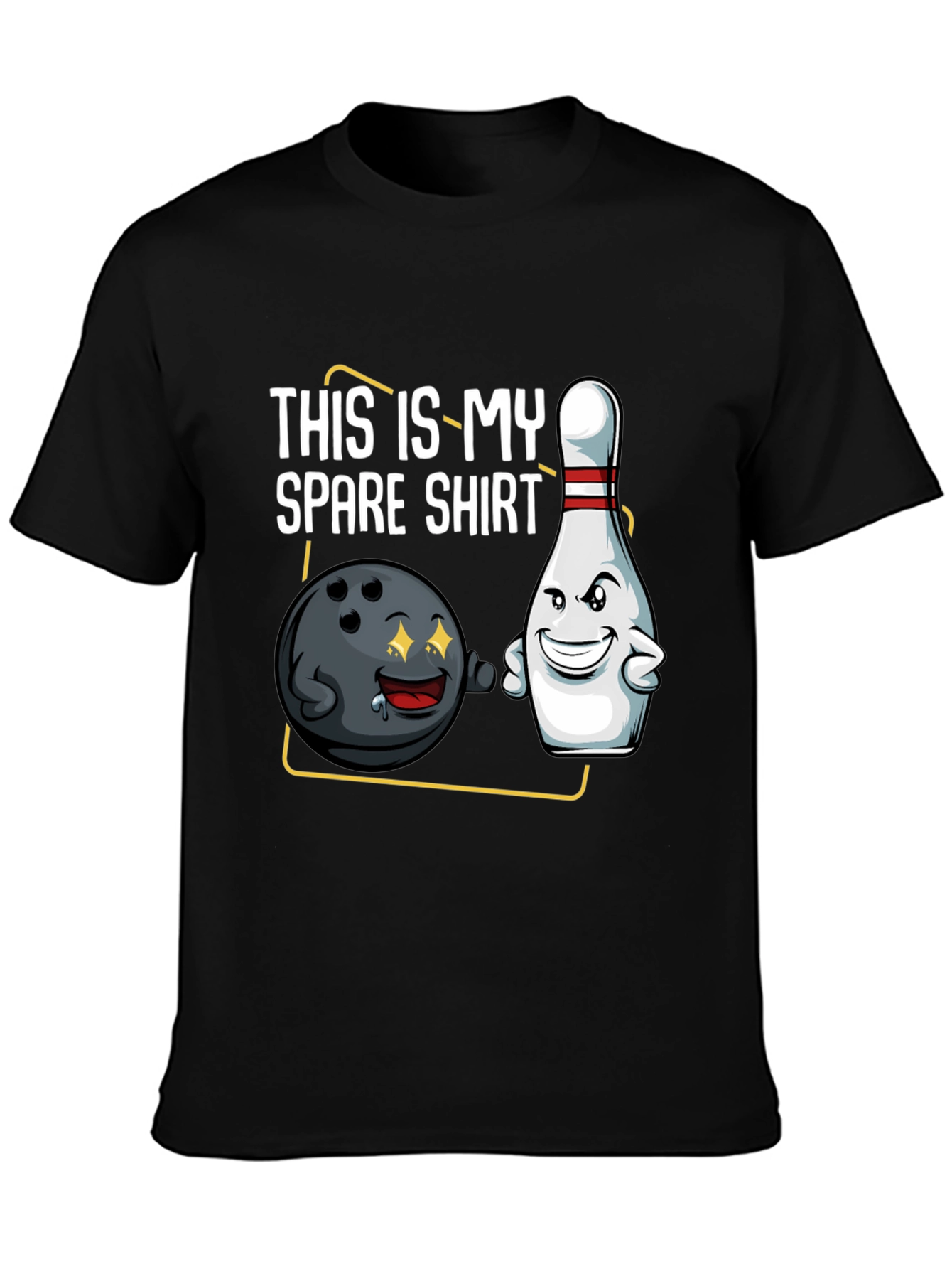 Funny Bowling T-Shirt - This is My Spare Shirt