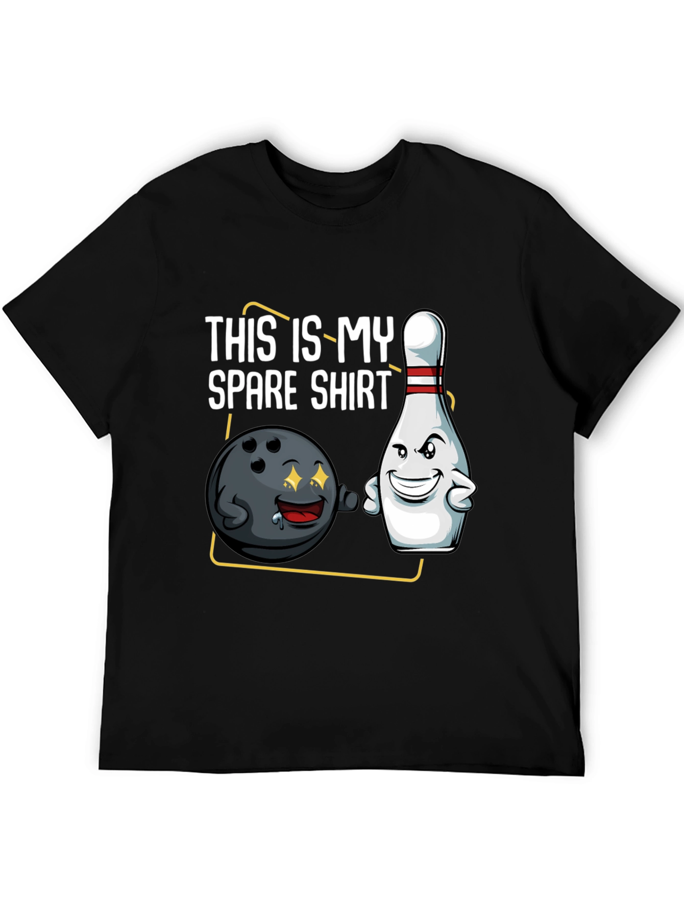 Funny Bowling T-Shirt - This is My Spare Shirt