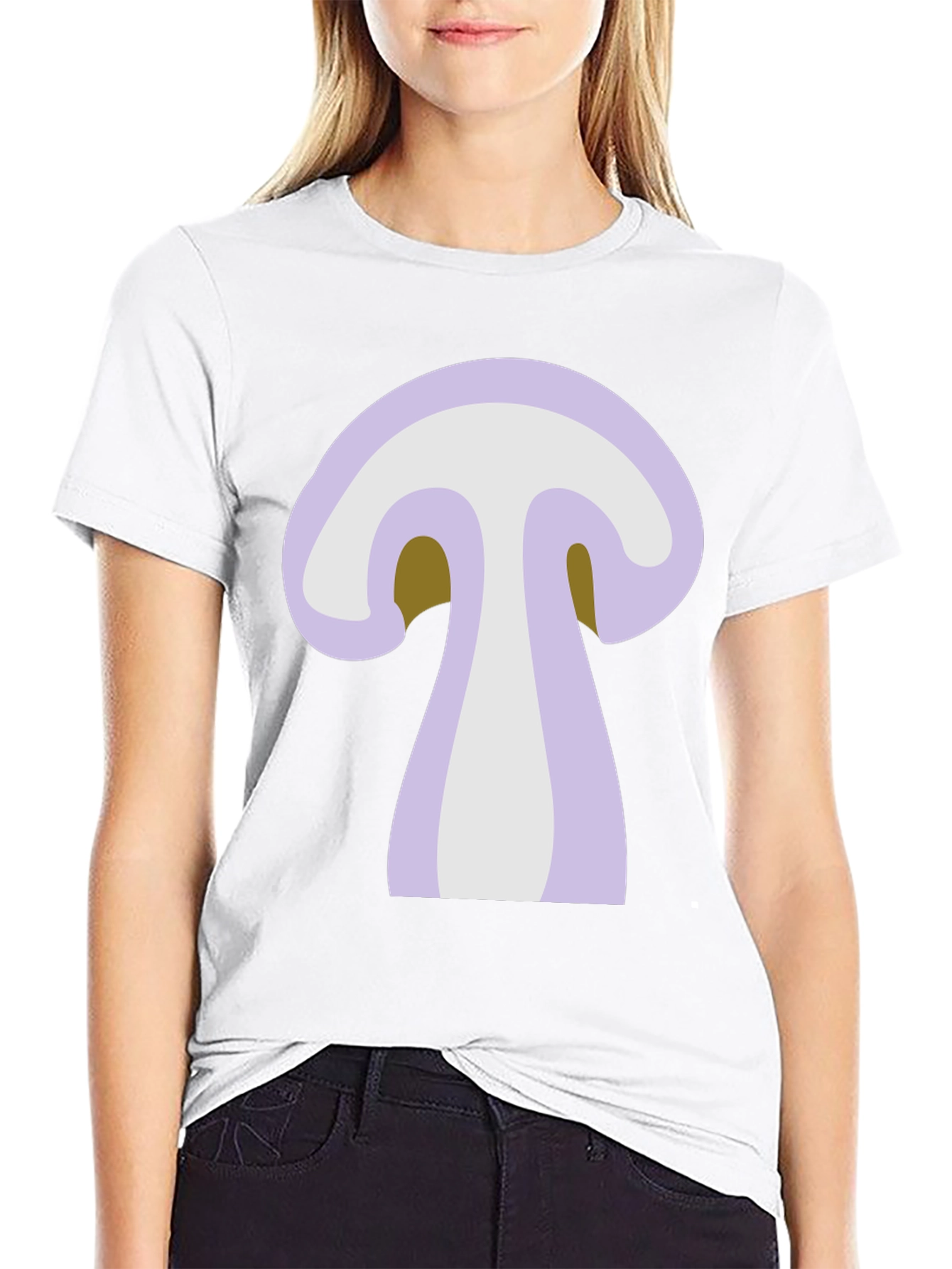 Mushroom Graphic Tee - Unisex Black T-Shirt