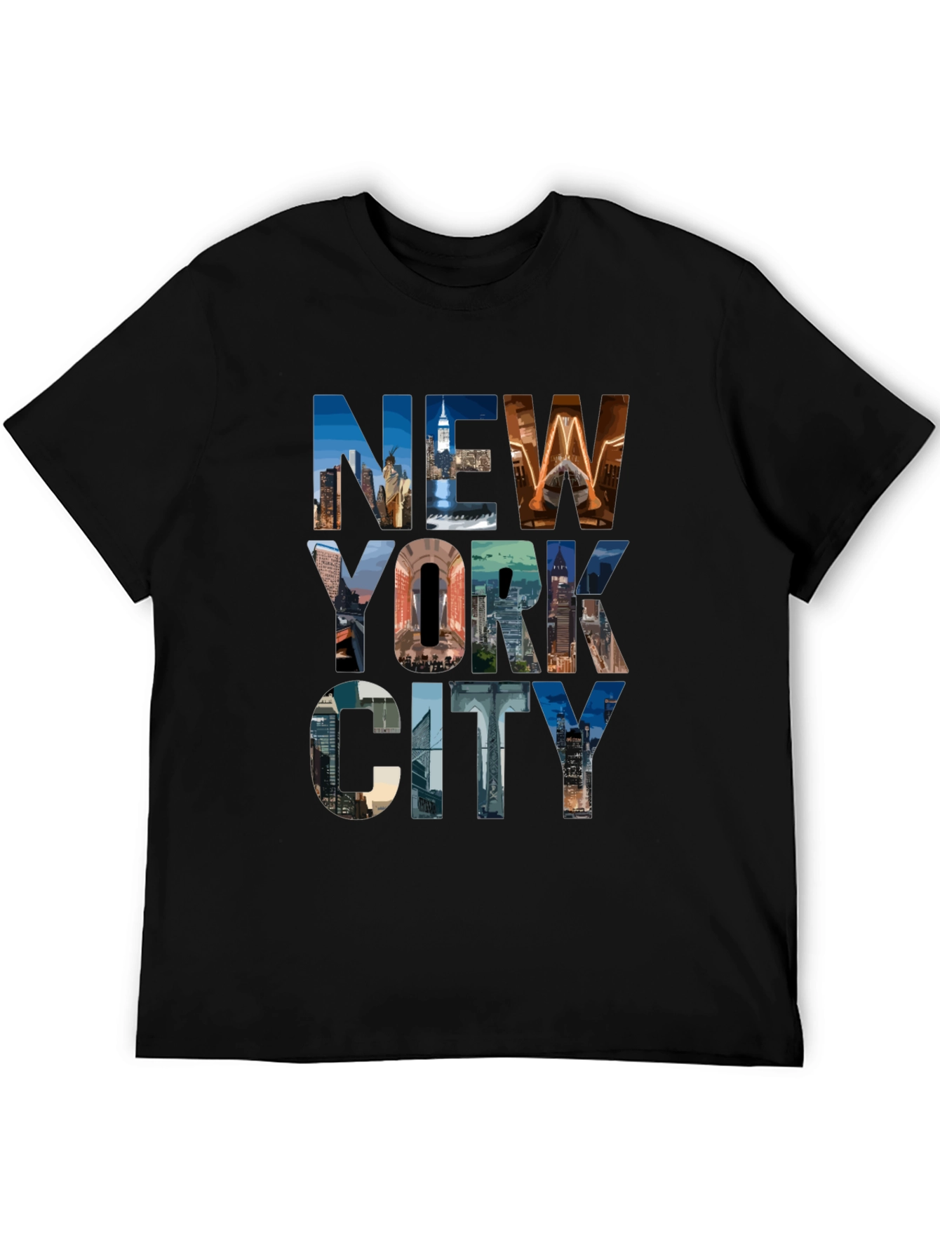 New York Cityscape Graphic T-Shirt