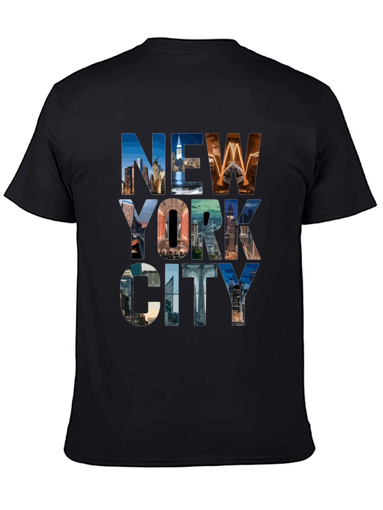 New York Cityscape Graphic T-Shirt