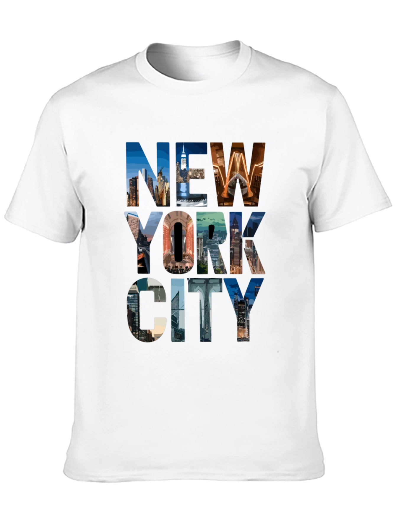 New York Cityscape Graphic T-Shirt