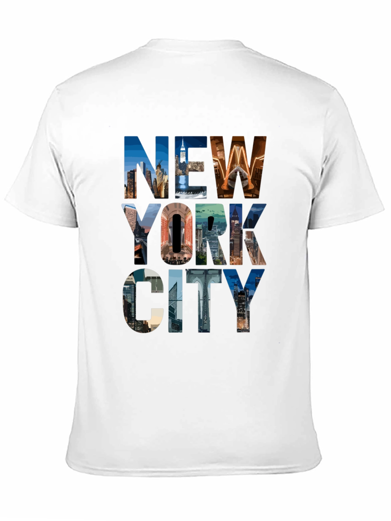 New York Cityscape Graphic T-Shirt