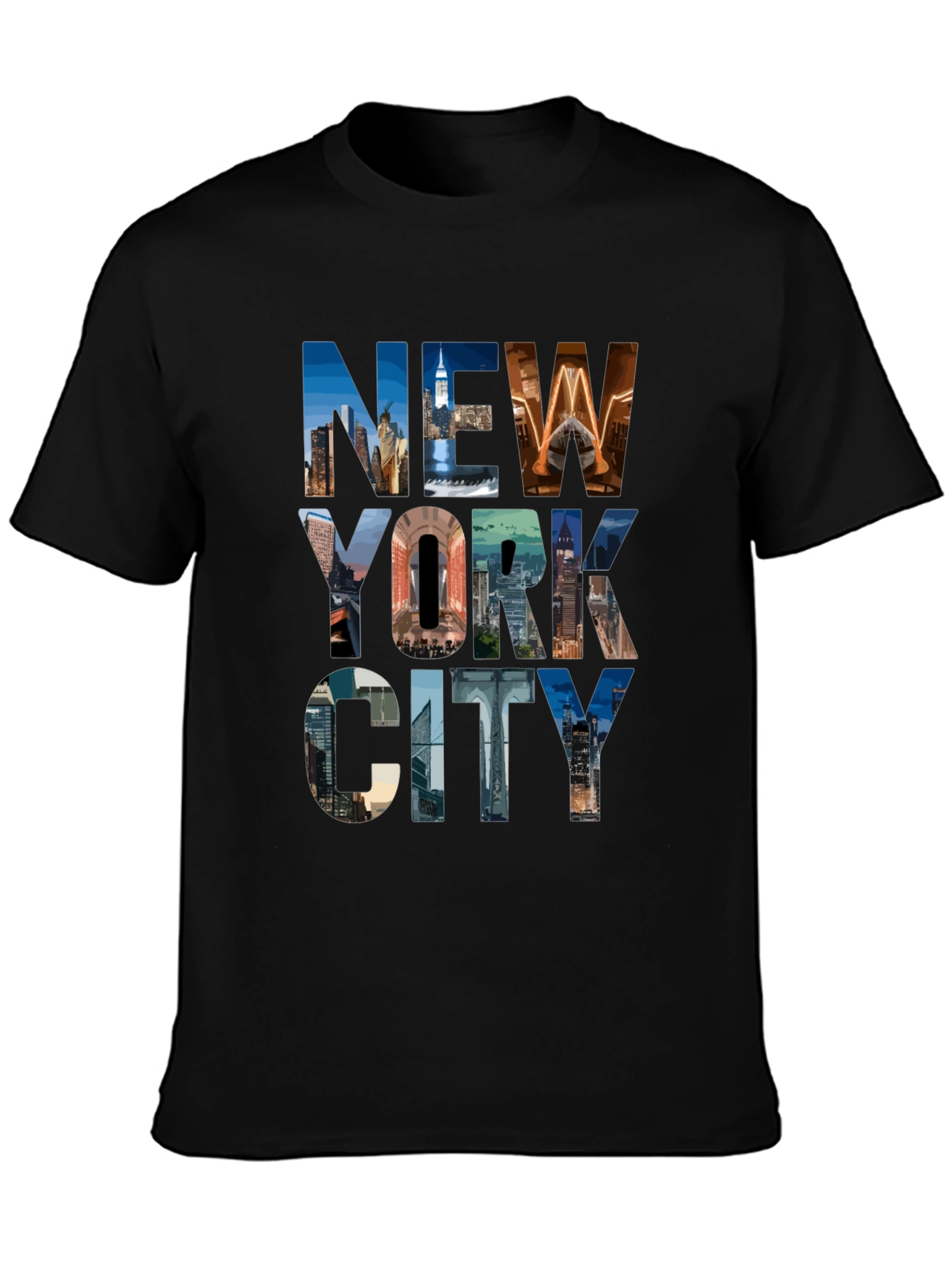 New York Cityscape Graphic T-Shirt