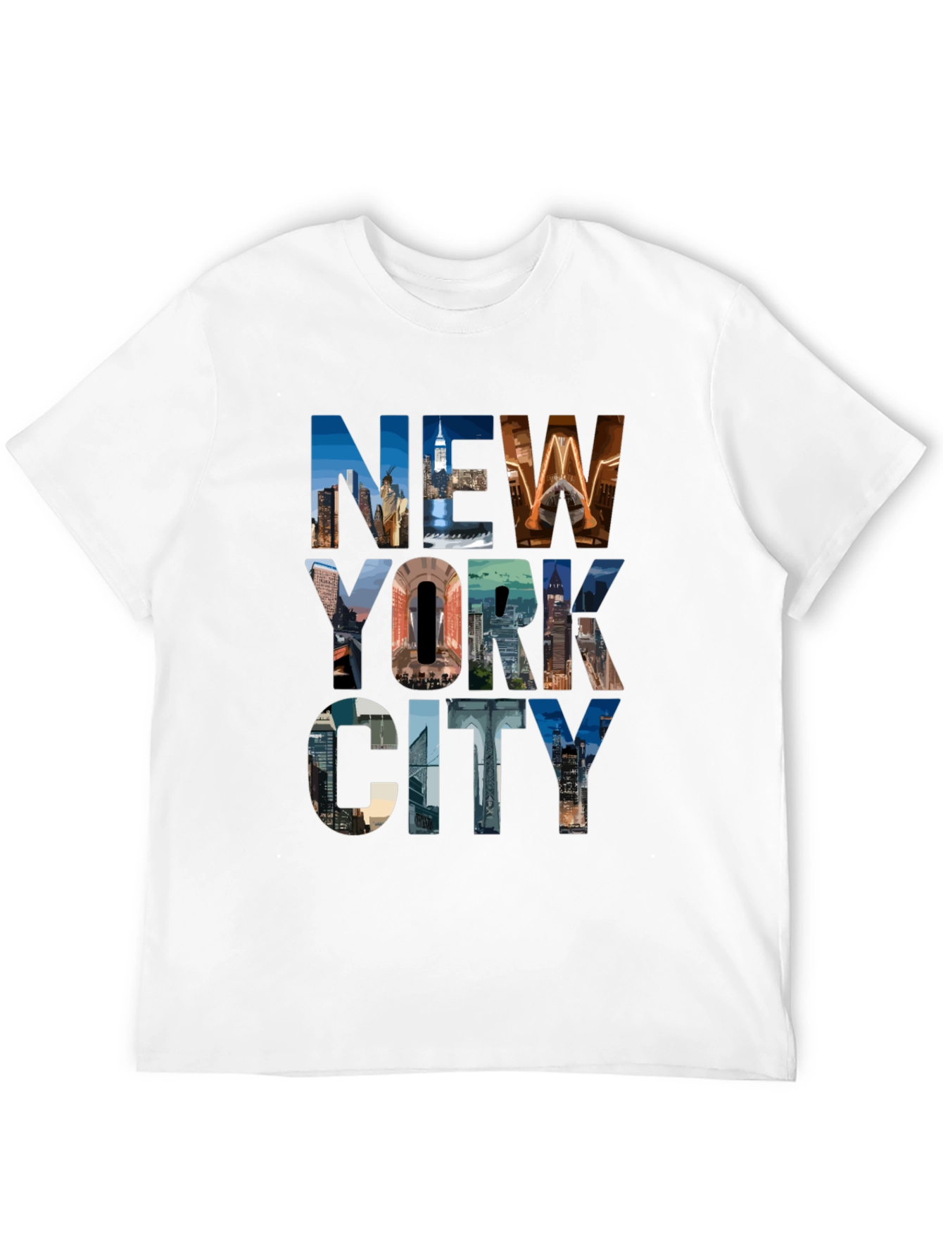 New York Cityscape Graphic T-Shirt