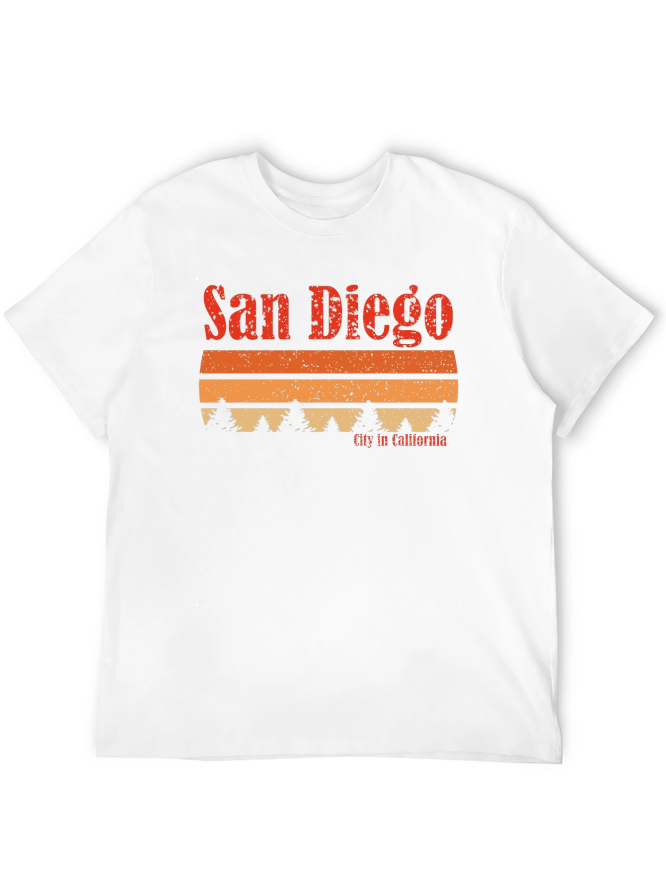 San Diego California Retro Graphic T-Shirt