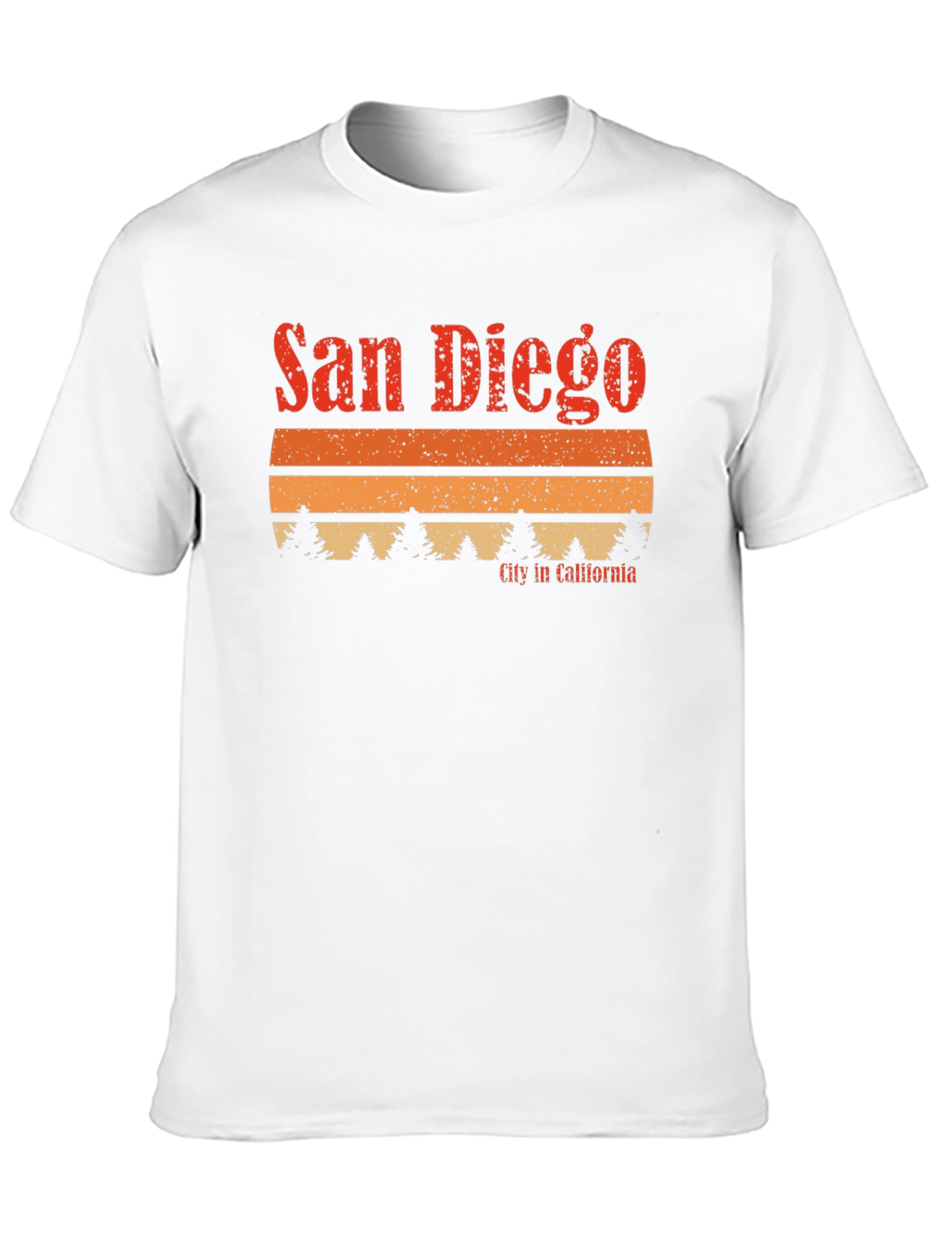 San Diego California Retro Graphic T-Shirt