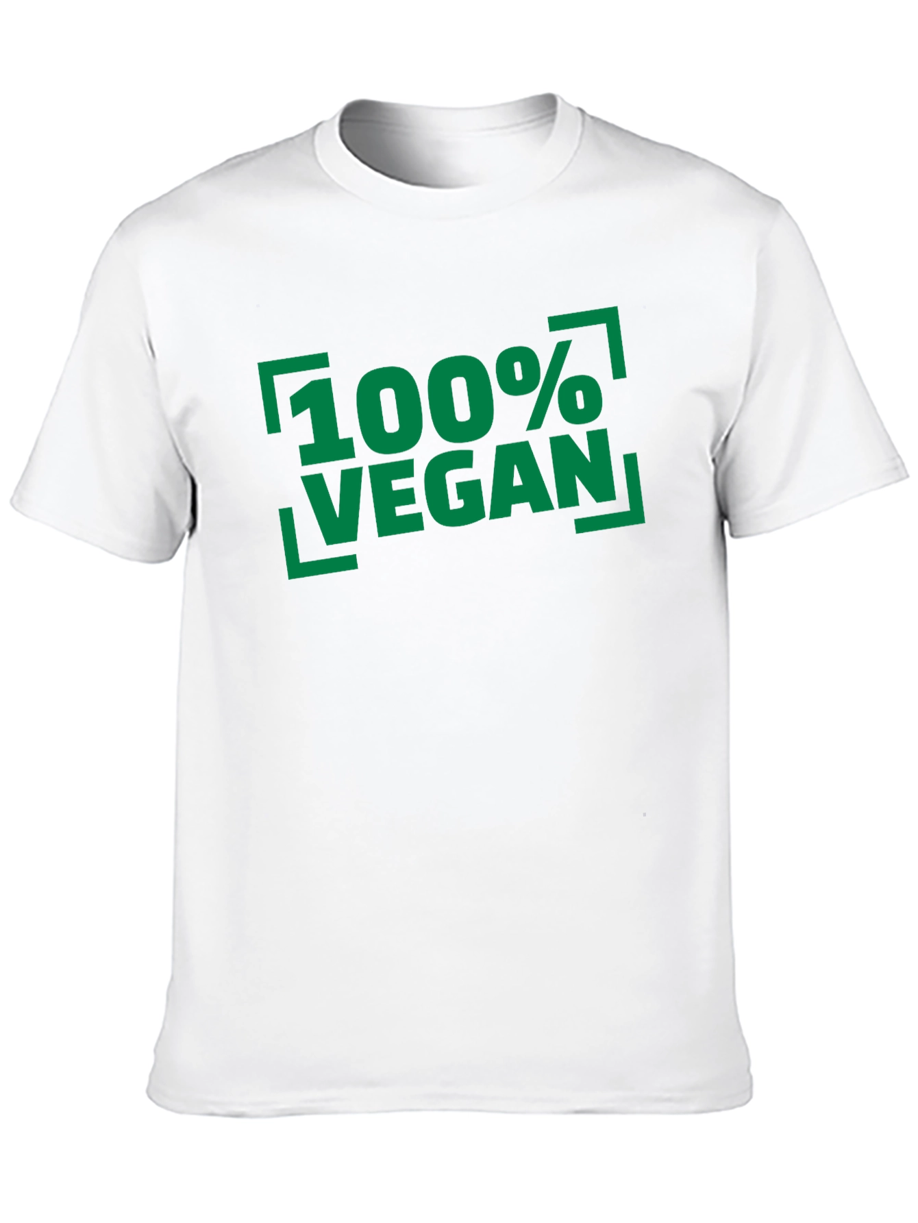 100% Vegan Graphic Tee - Unisex Black T-Shirt