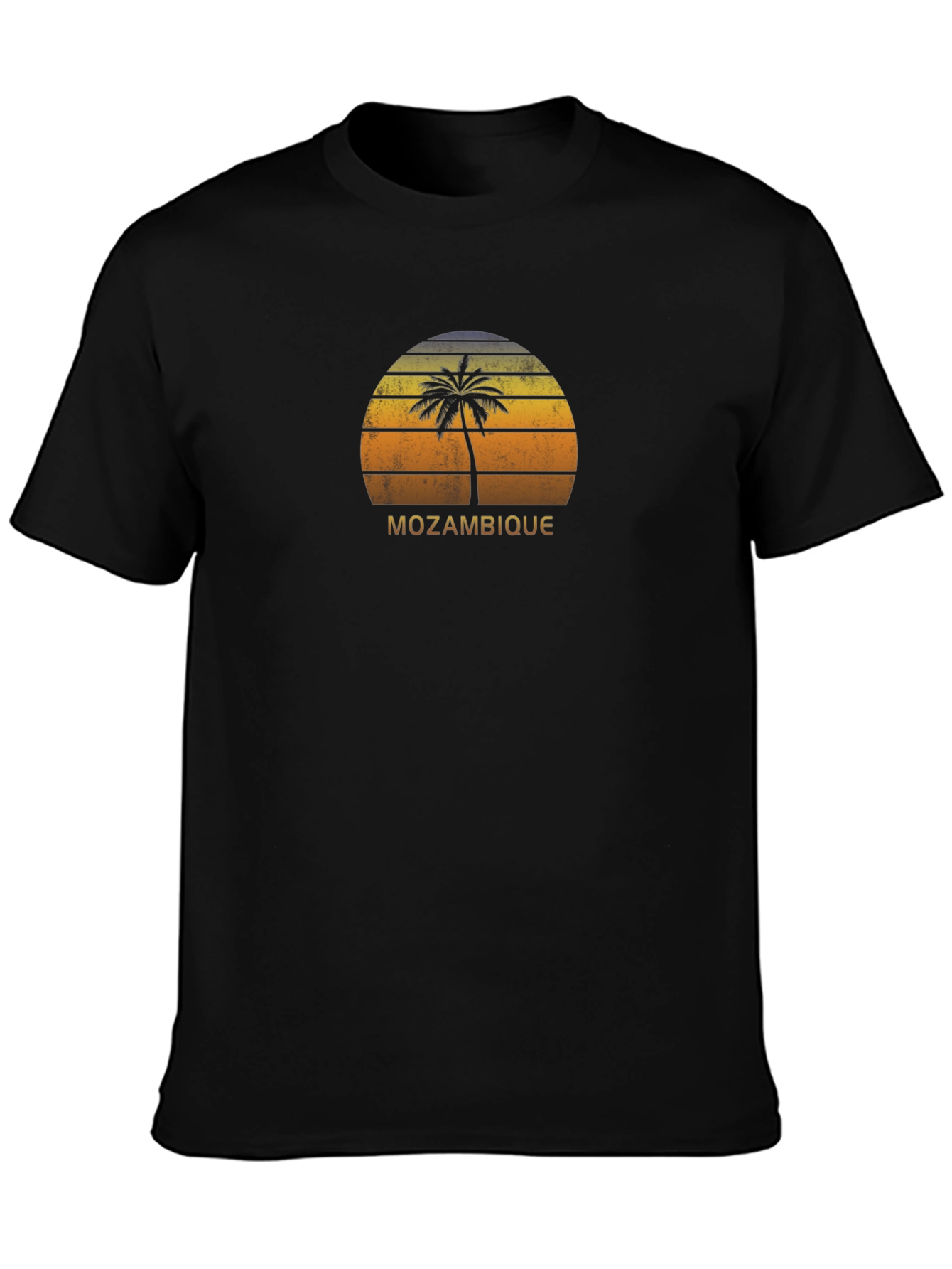 Mozambique Palm Tree Retro T-Shirt
