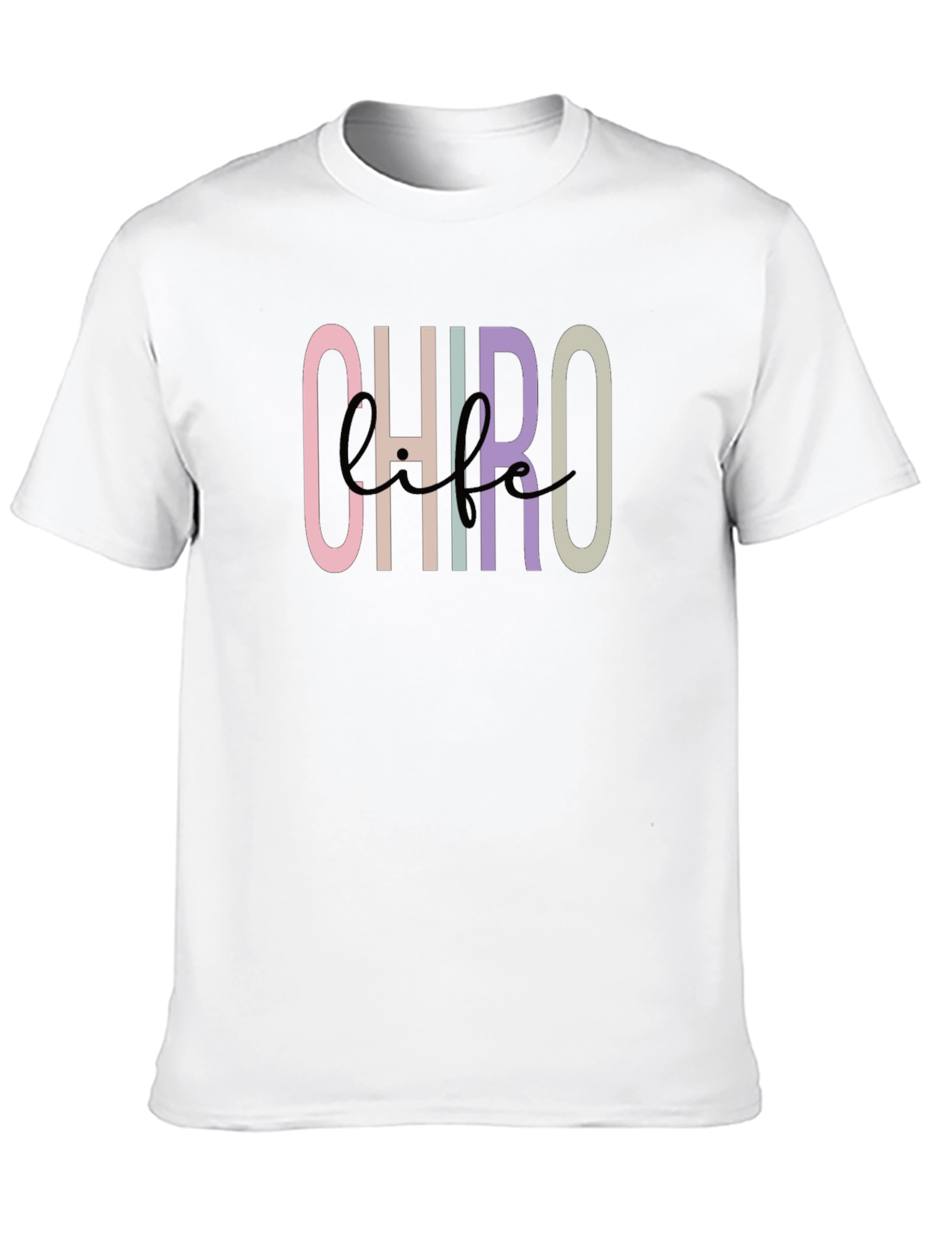 Chiro Life Black Graphic Tee