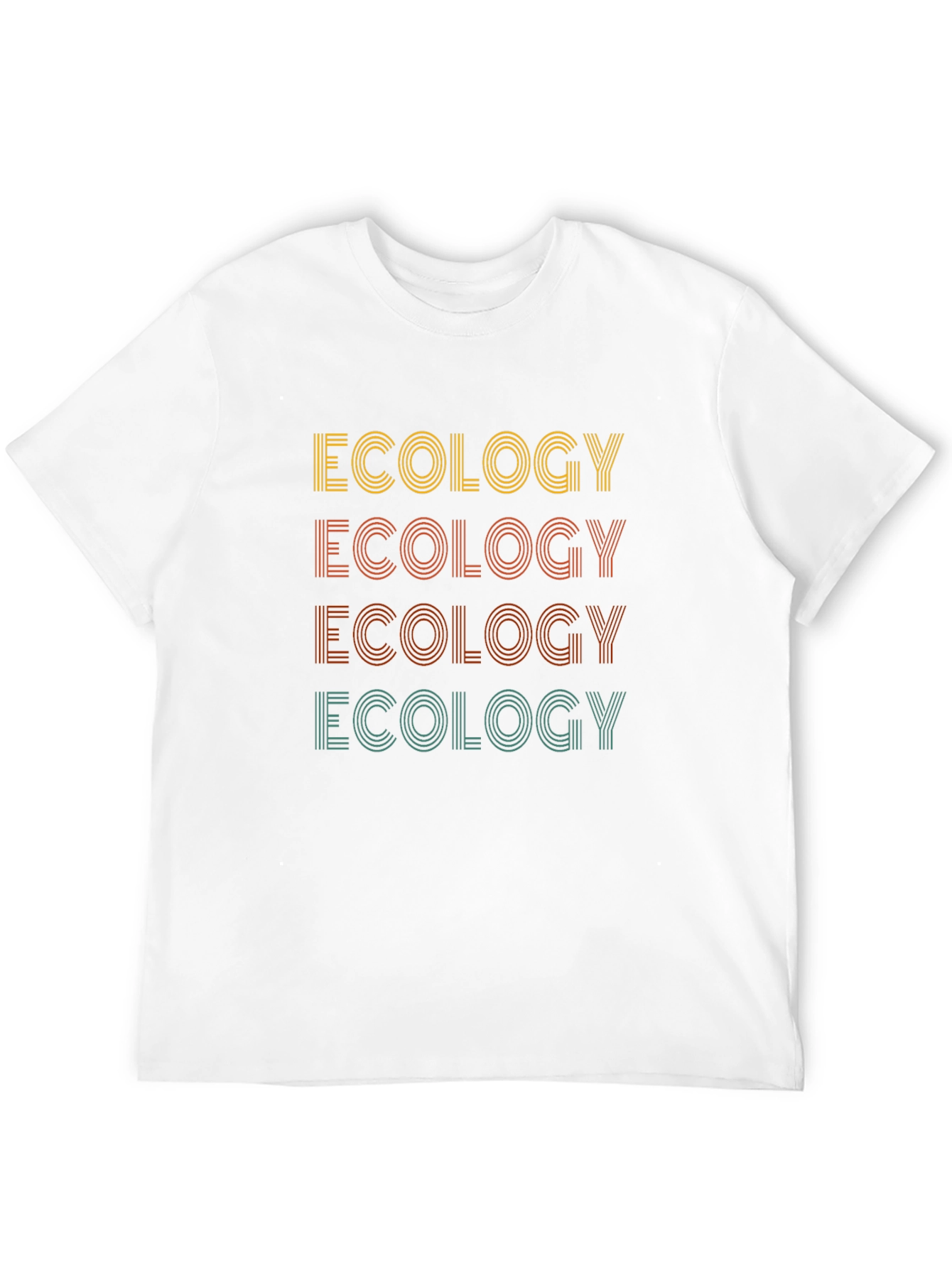 Ecology Retro T-Shirt Stylish Graphic Tee