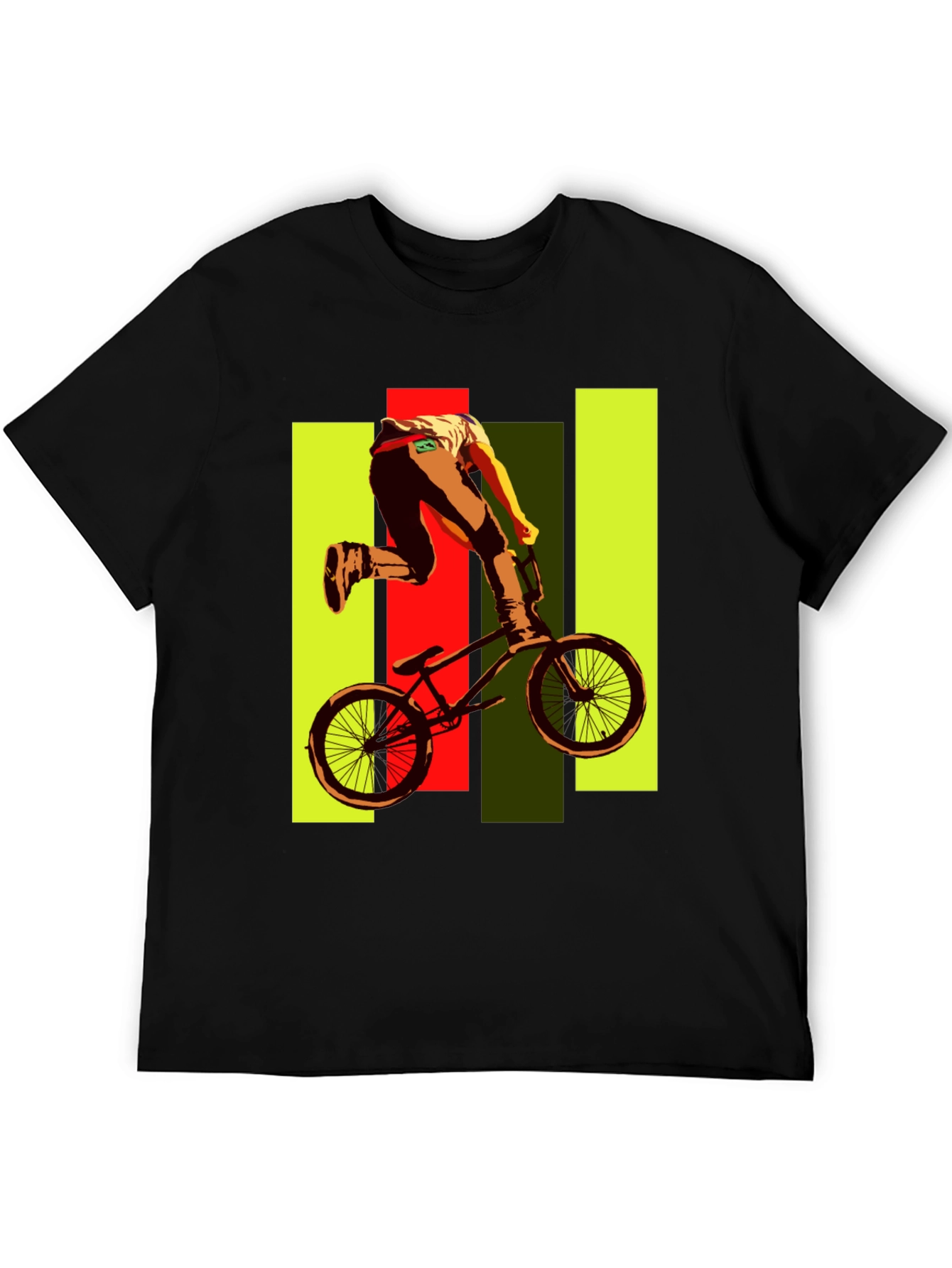 BMX Rider Graphic Tee - Black