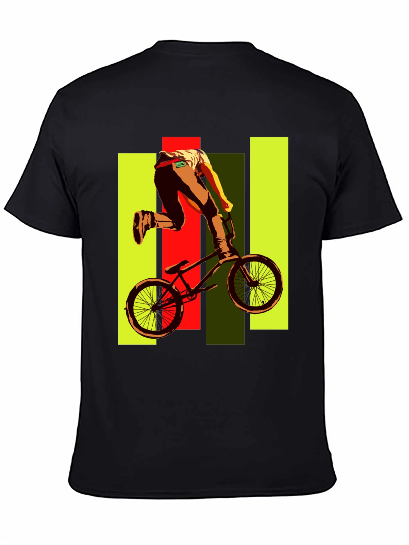 BMX Rider Graphic Tee - Black